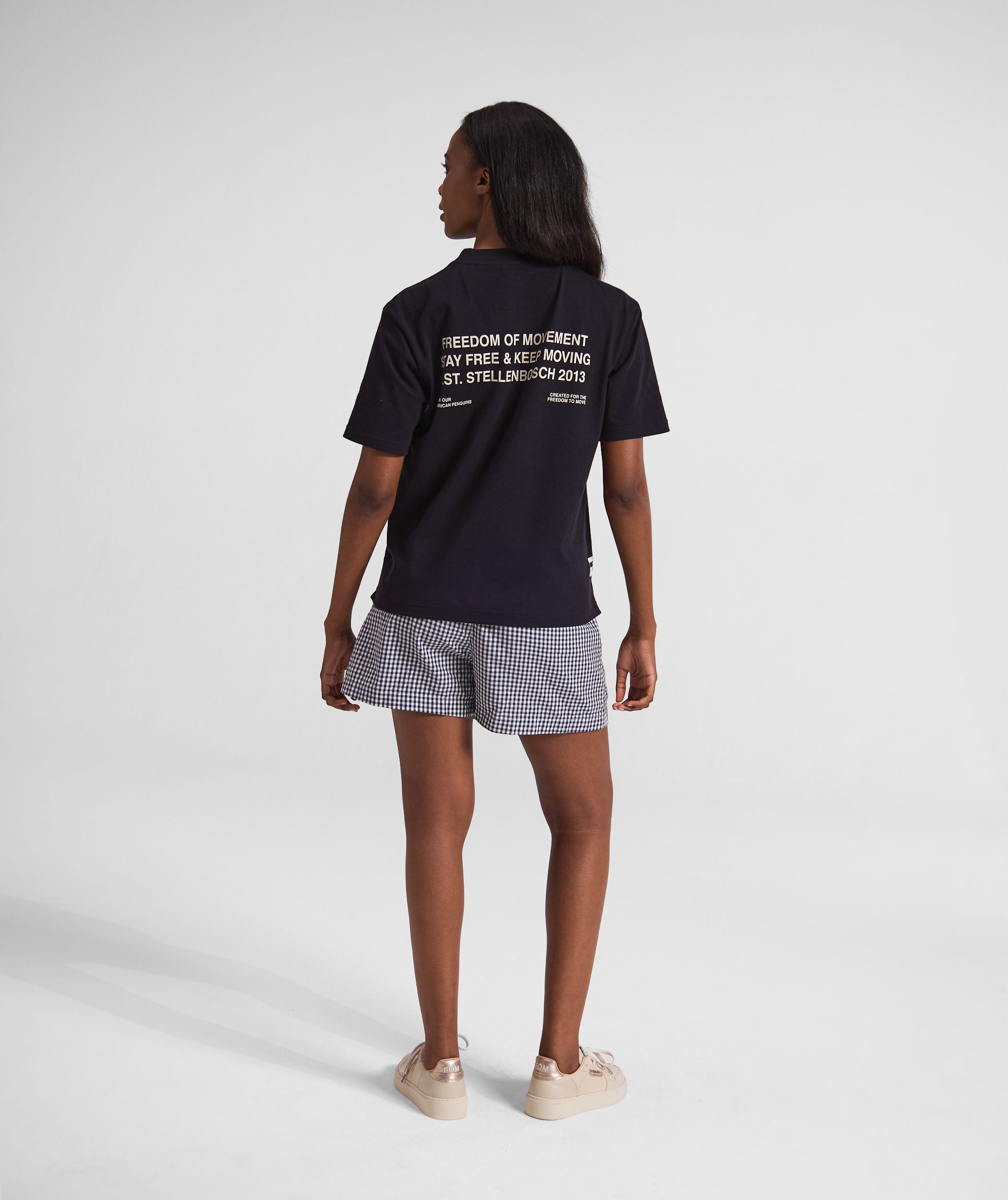 FOM x SANCCOB Ladies Pengpong Graphic Tee - Black