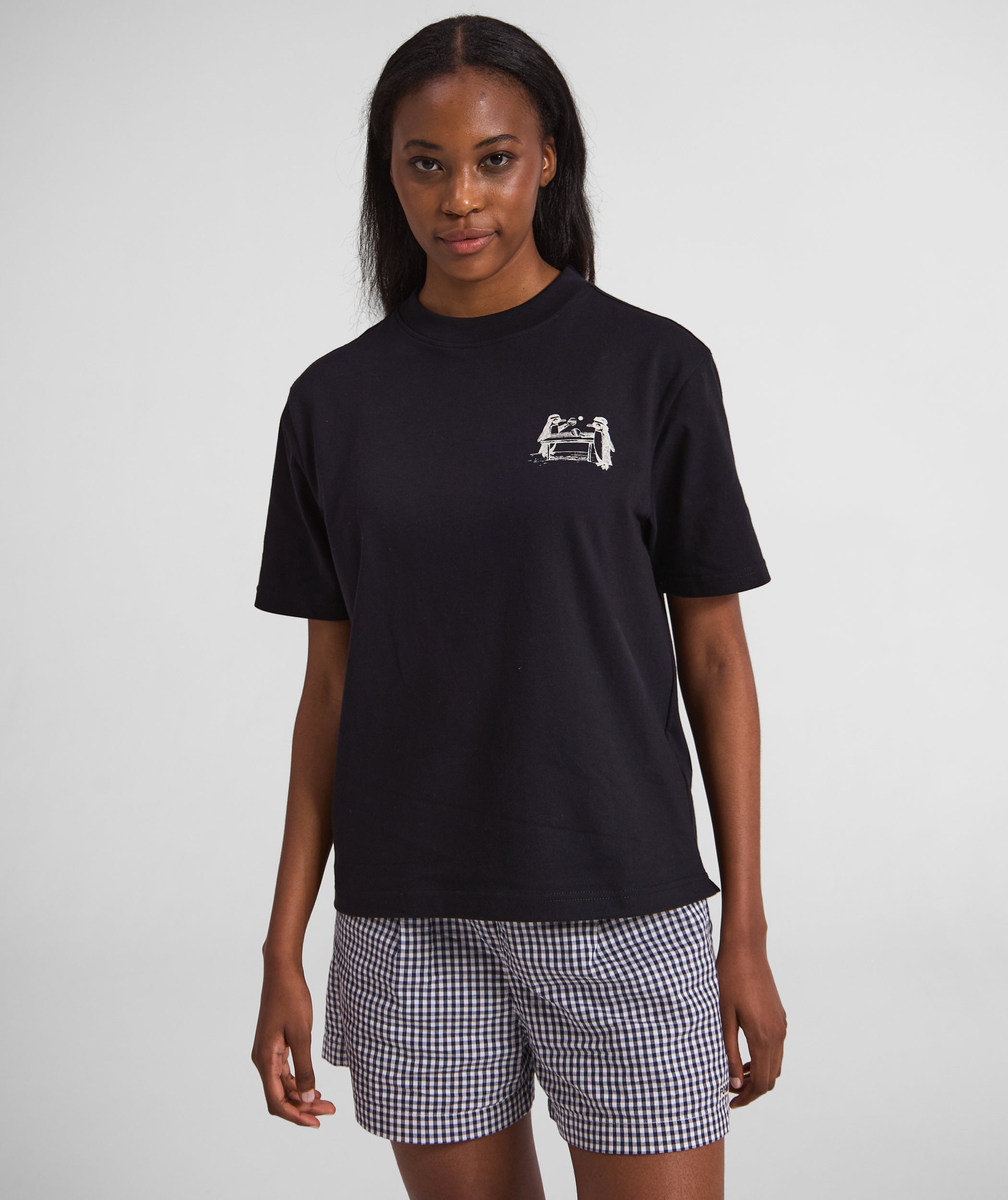 FOM x SANCCOB Ladies Pengpong Graphic Tee - Black