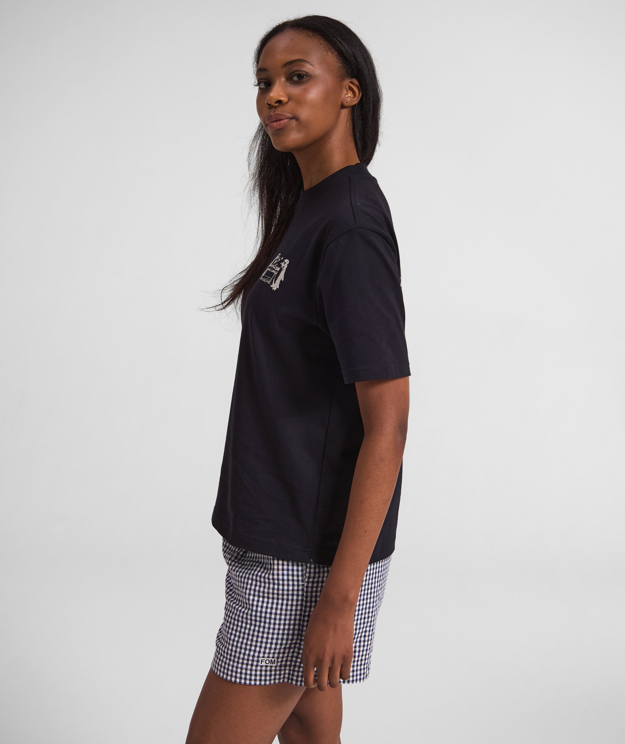 FOM x SANCCOB Ladies Pengpong Graphic Tee - Black