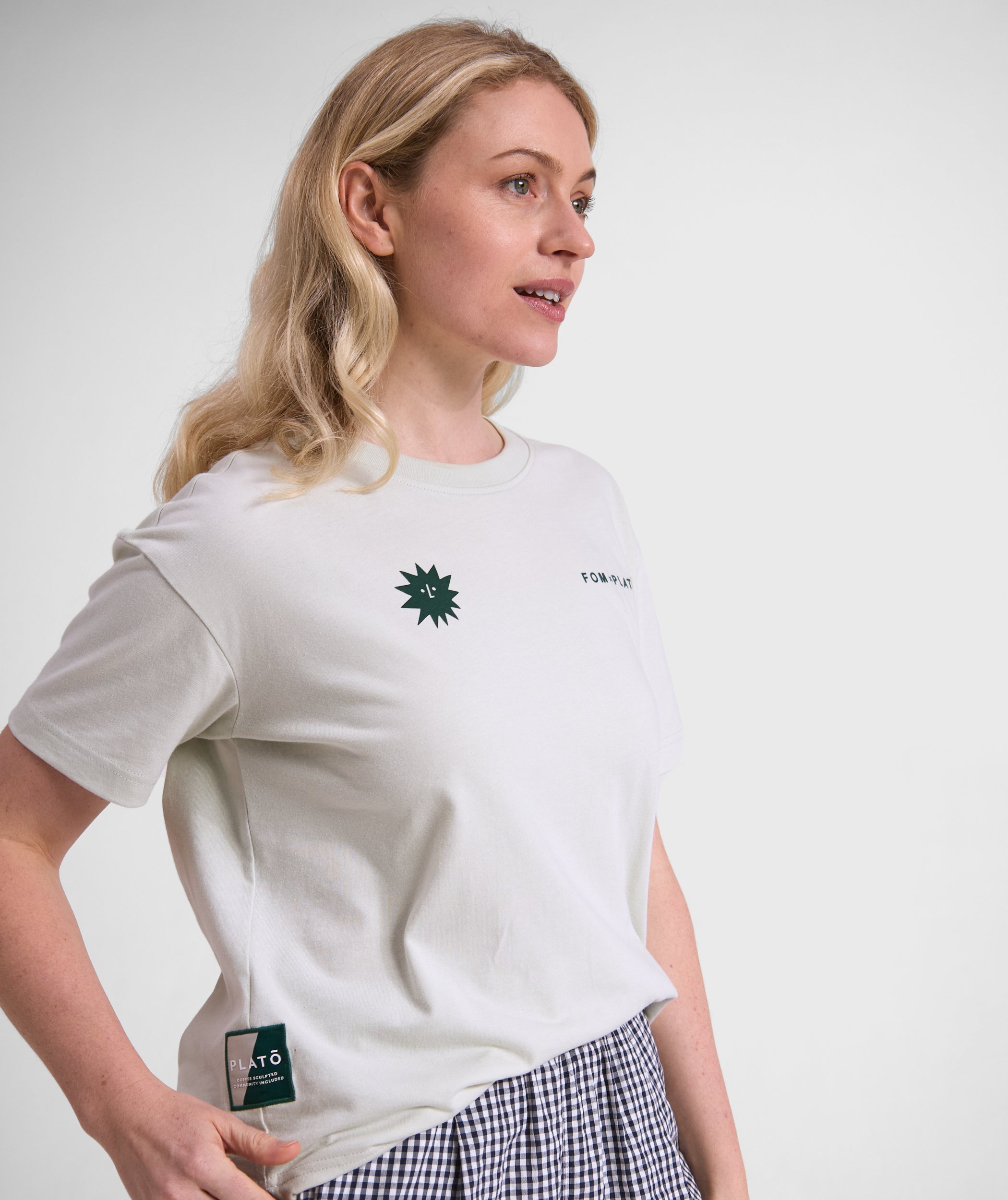 FOM x Plato Ladies Graphic T-Shirt - Matcha