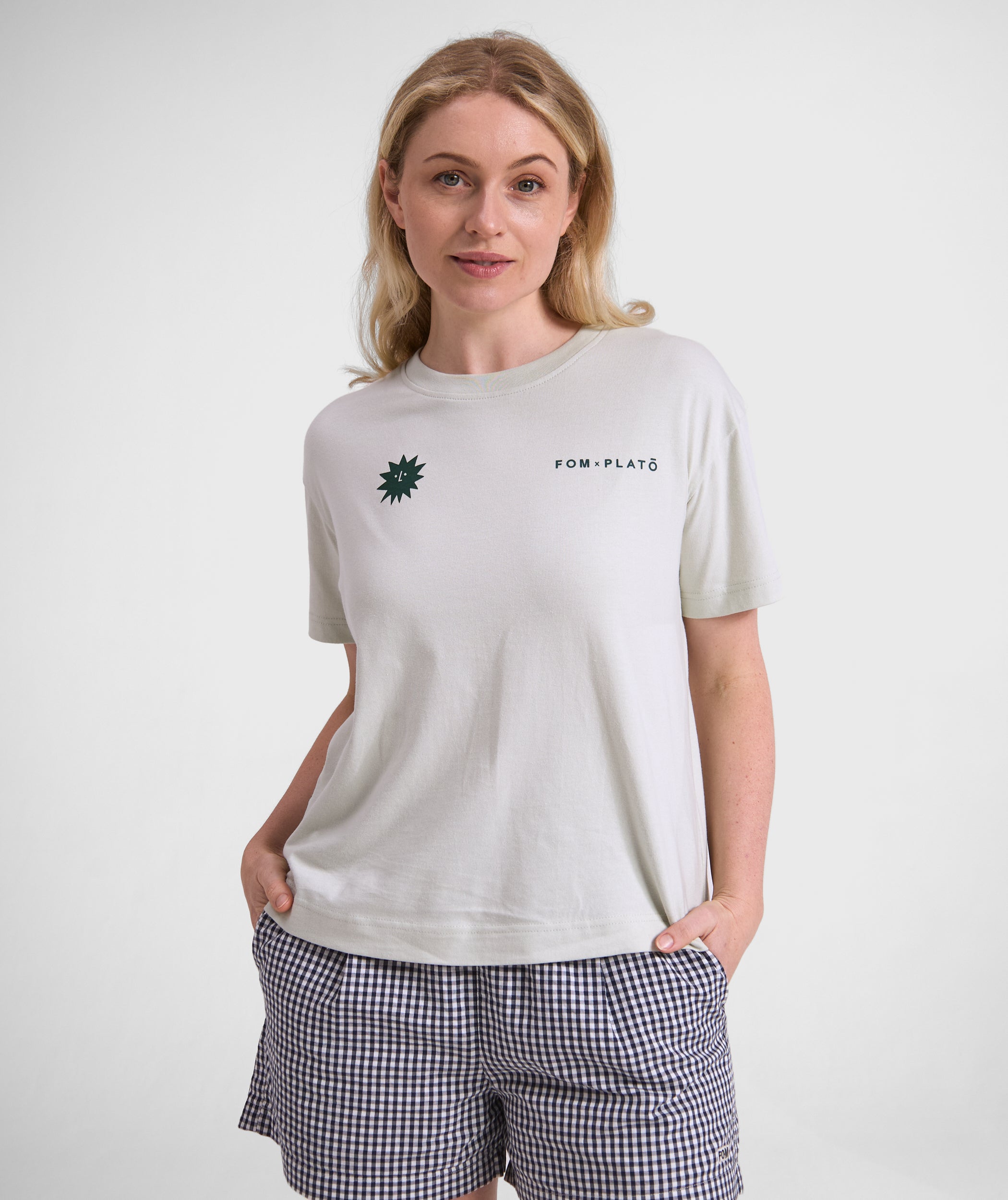 FOM x Plato Ladies Graphic T-Shirt - Matcha