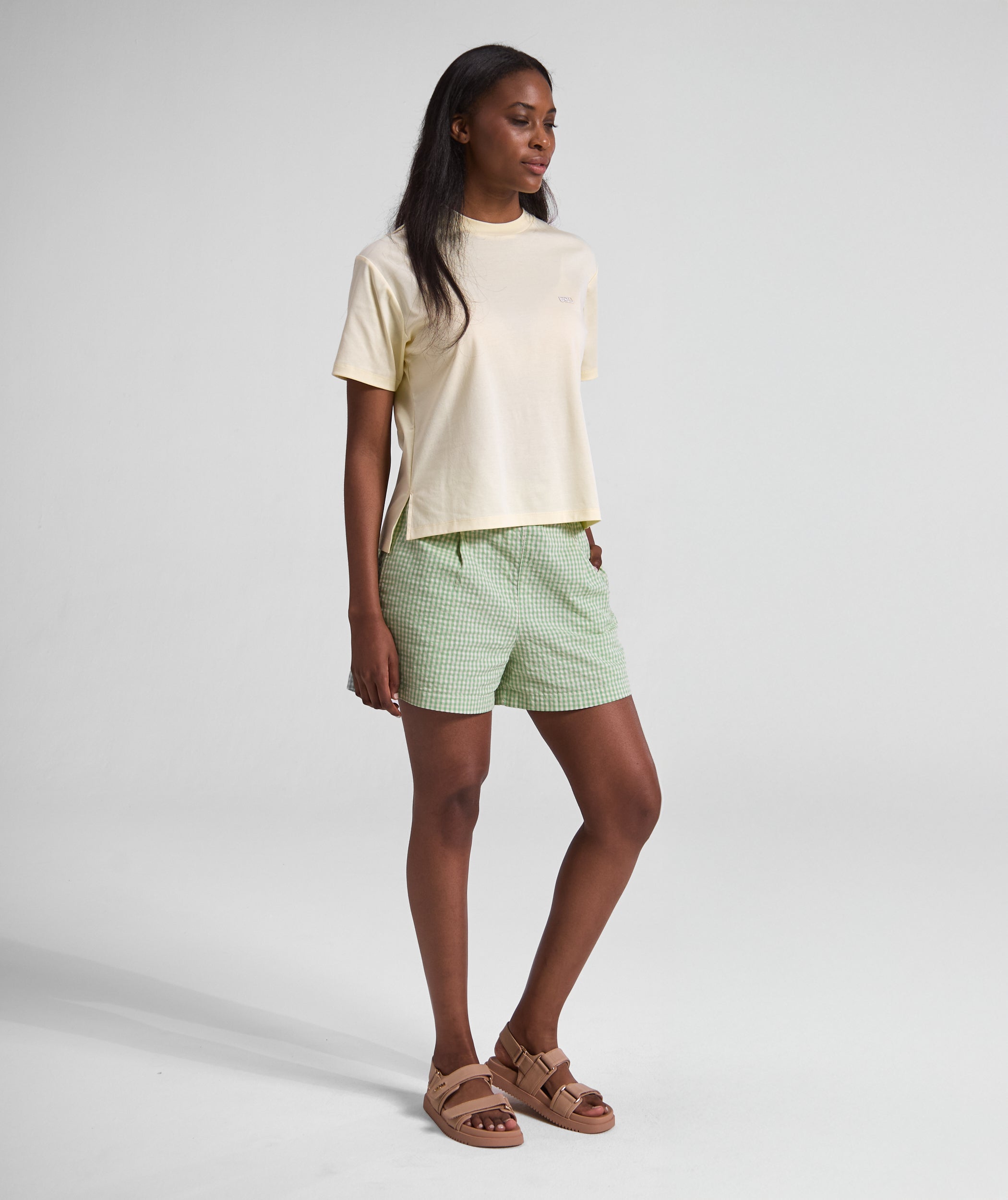 Ladies FreeMotion Tee - Light Butter