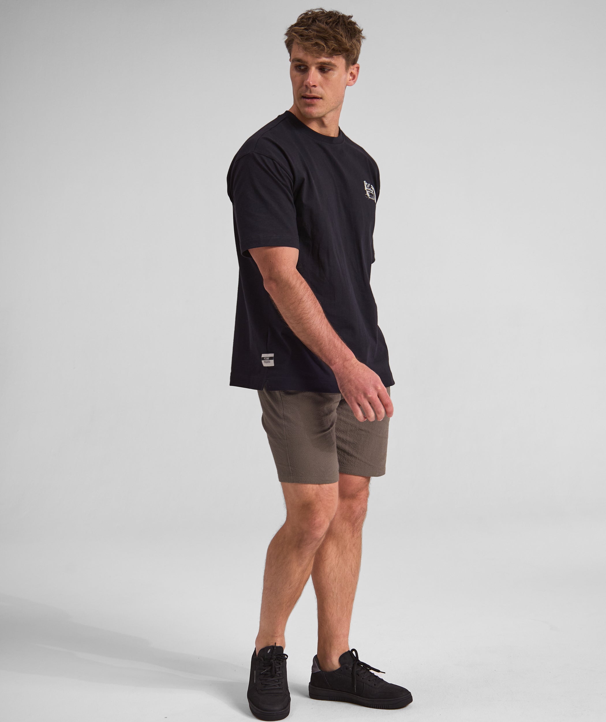 FOM x SANCCOB Mens Pengpong Graphic Tee - Black