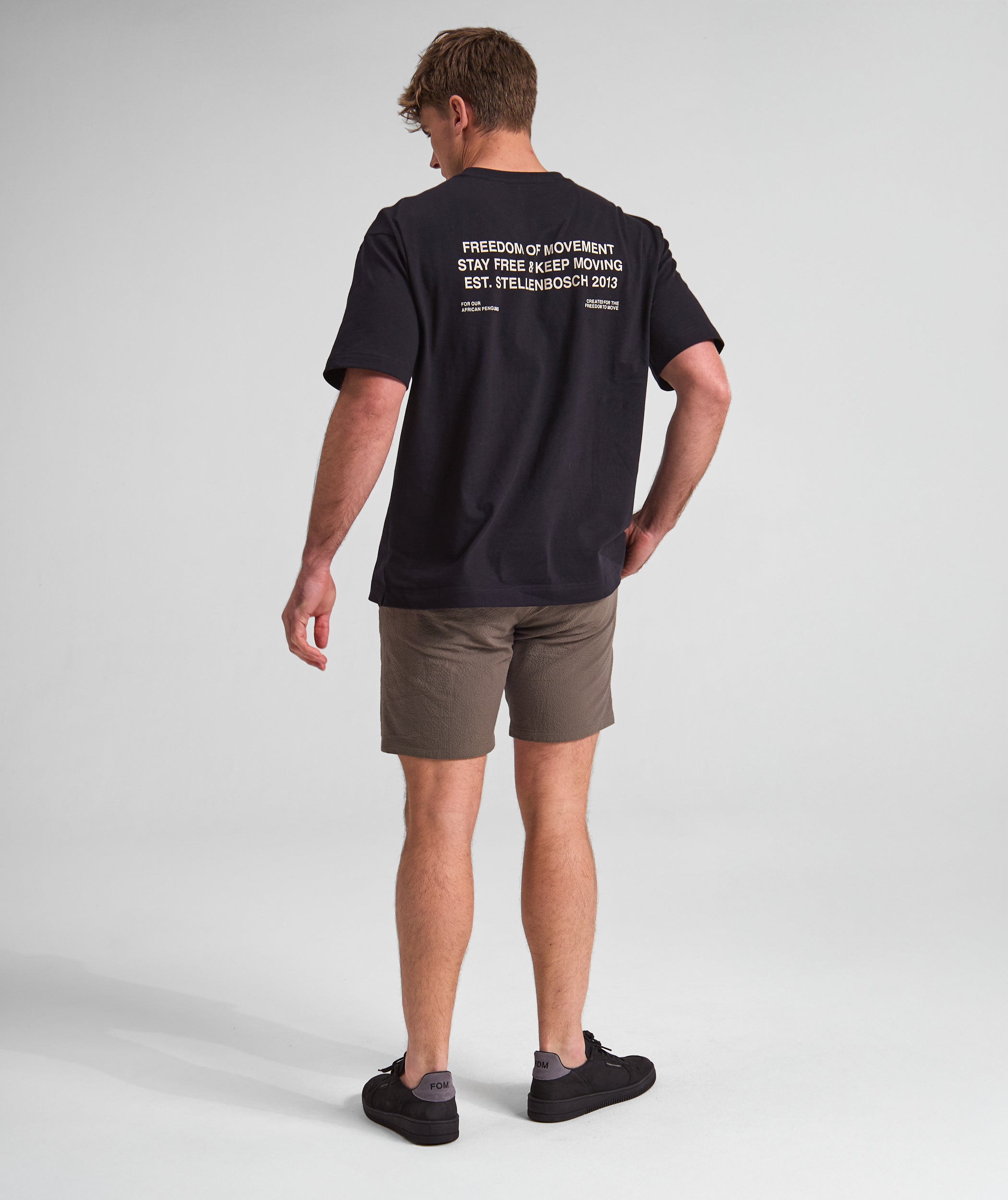 Mens Seersucker Drawcord Shorts - Olive