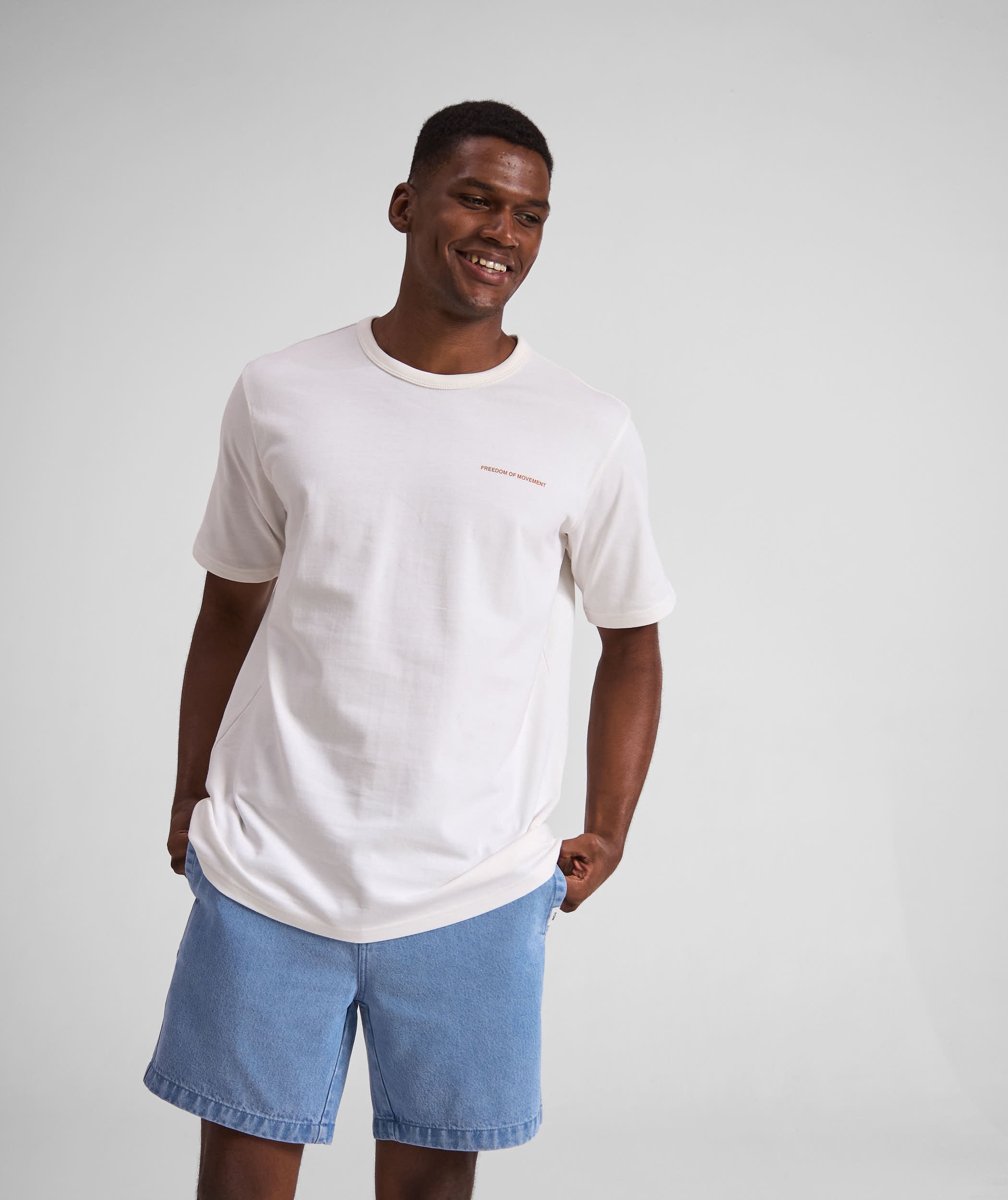 Mens Regular Fit Tee - Ivory