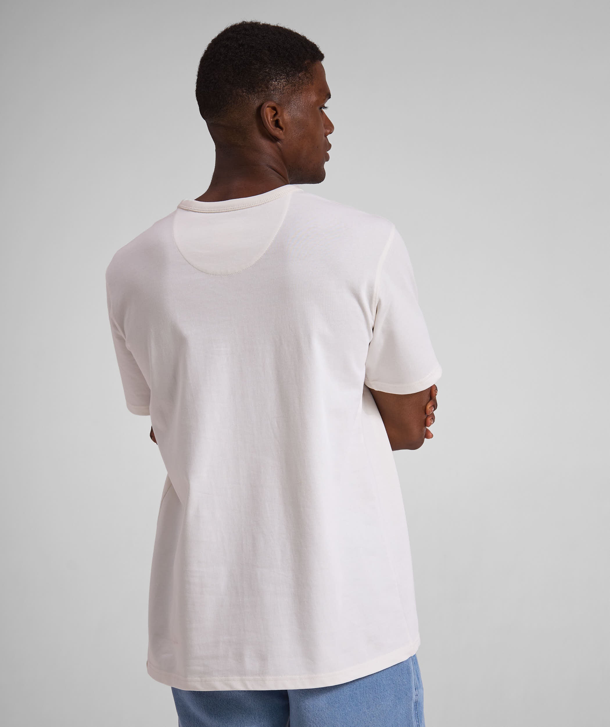 Mens Regular Fit Tee - Ivory