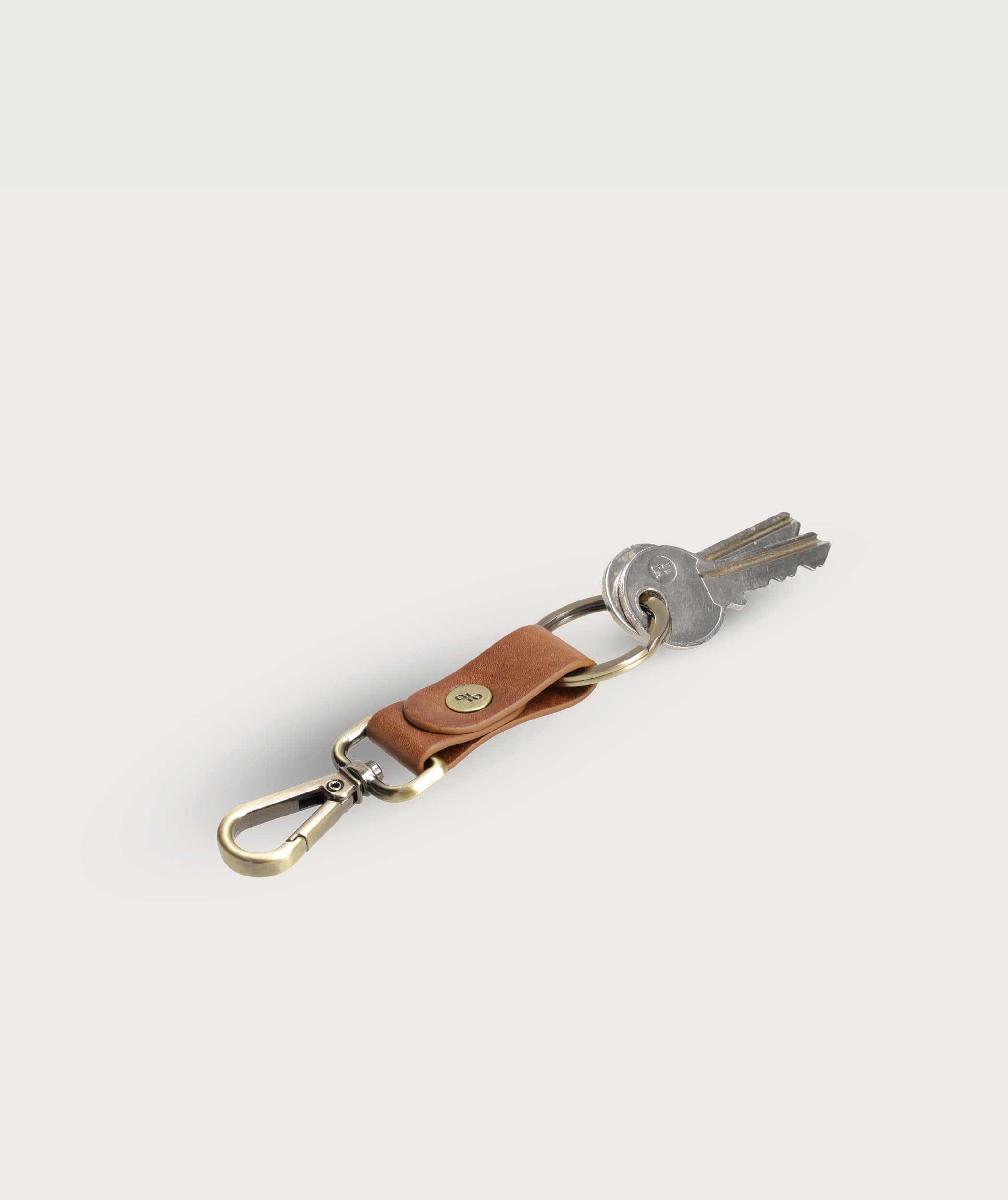 FOM Keyring Rivet - Brown