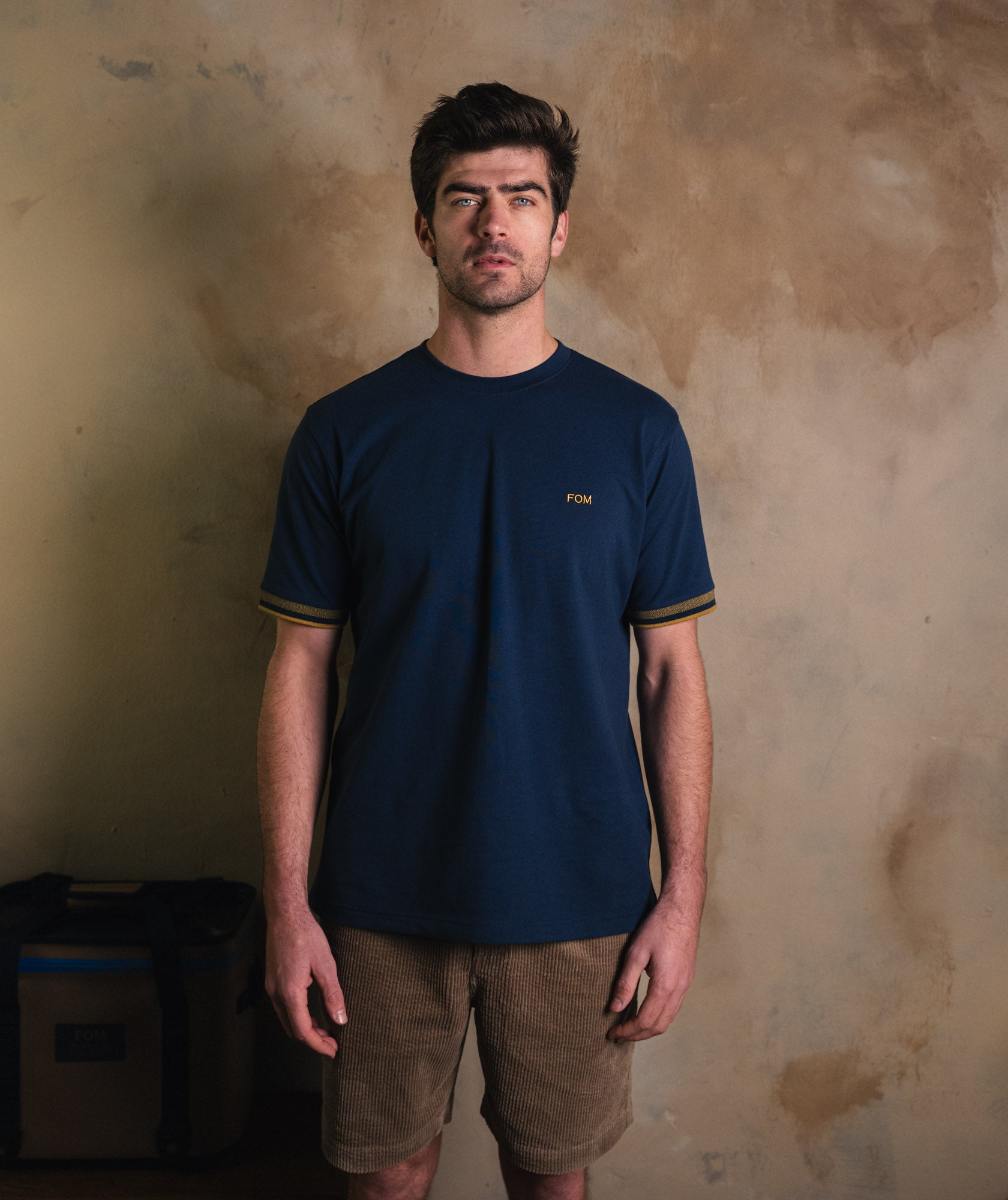 Mens Pique Tee - Navy