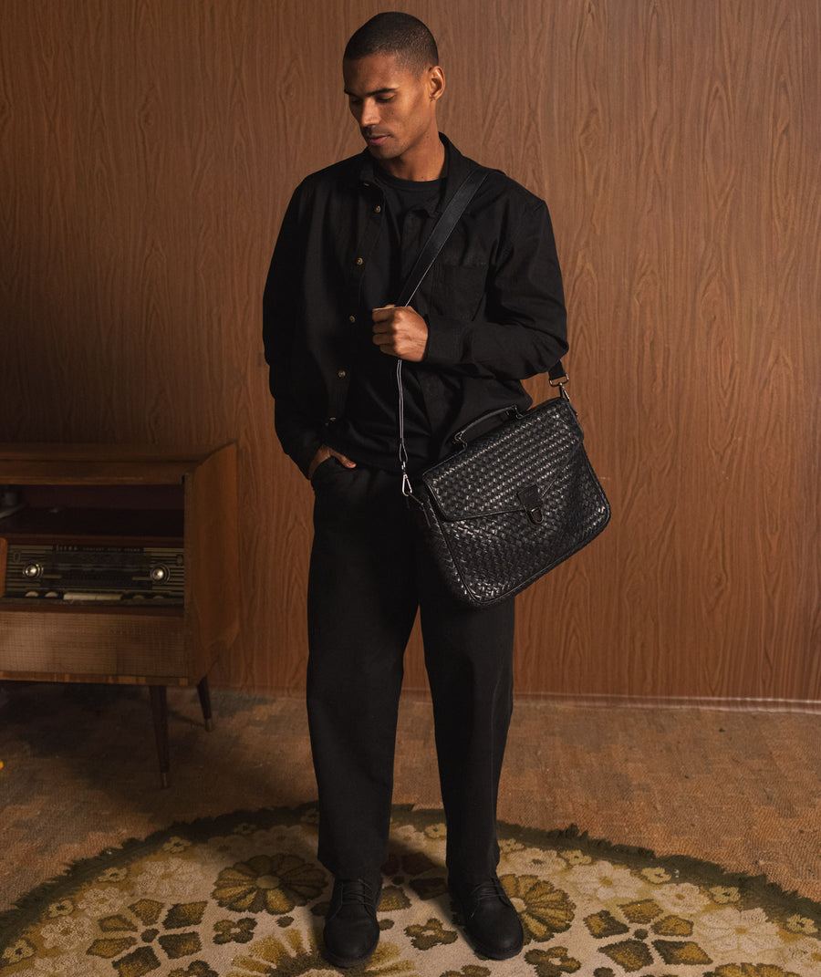 FOM x Kolisi Relaxed Trouser - Black