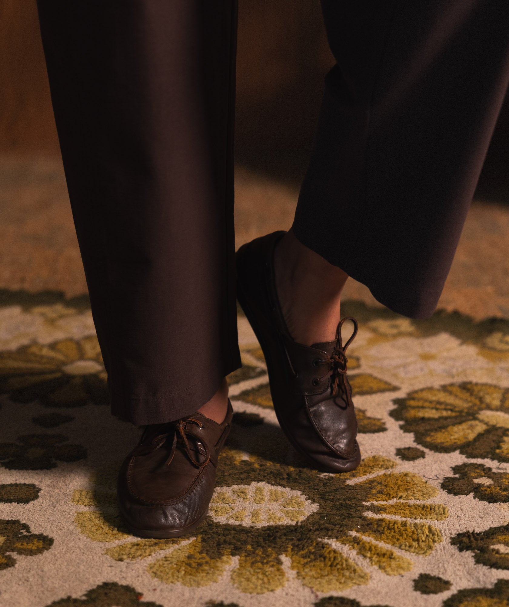 Ladies Barrel Pants - Chocolate