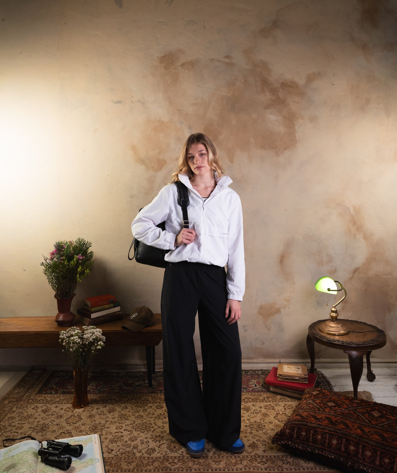 Ladies Wide Leg Pants - Black
