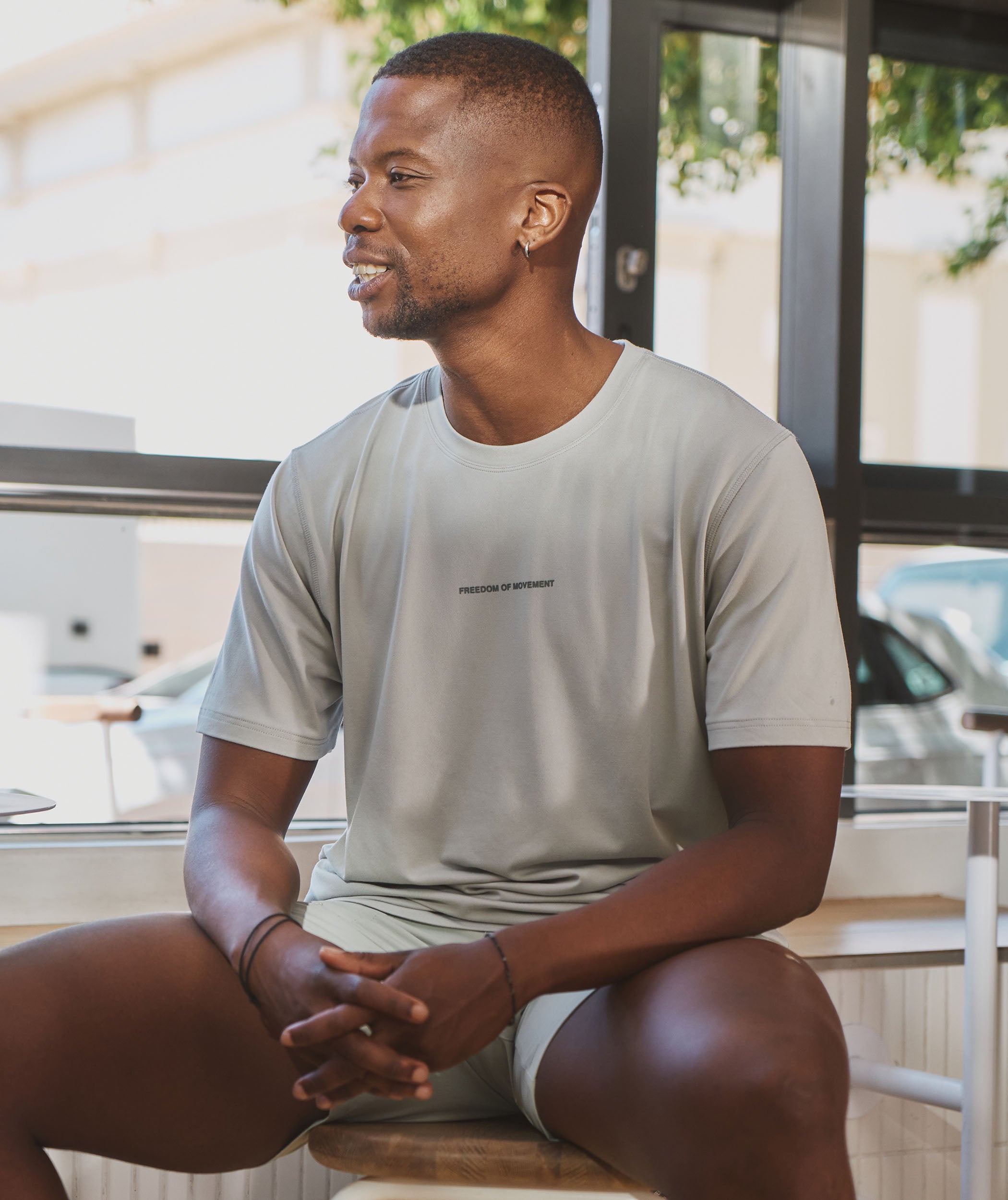 Mens Soft Versatile Tee - Mineral Grey