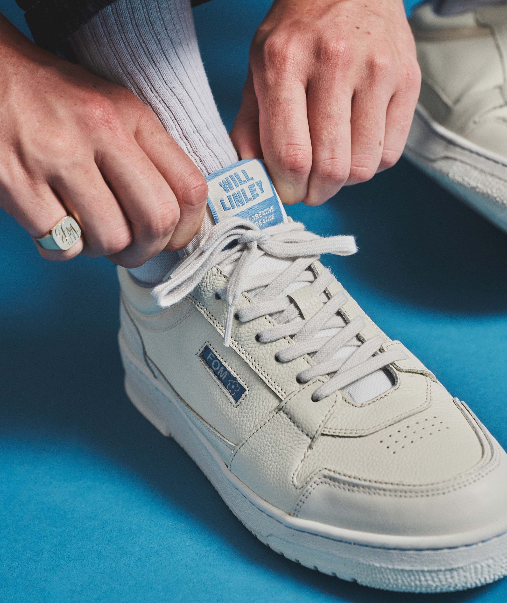 FOM x Will Linley Mens Courts - Sky Blue