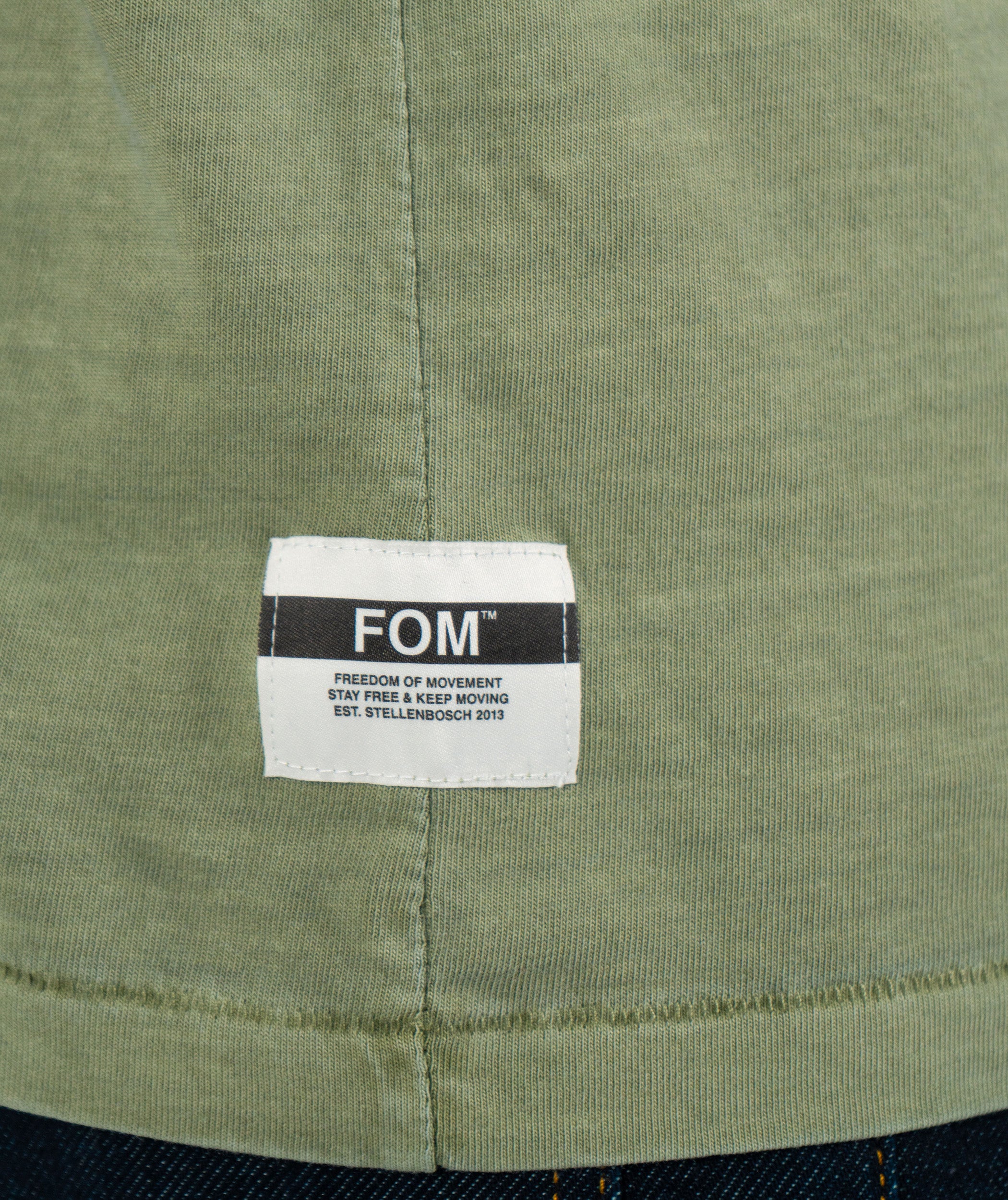 Mens Vintage Washed Tee - Sage