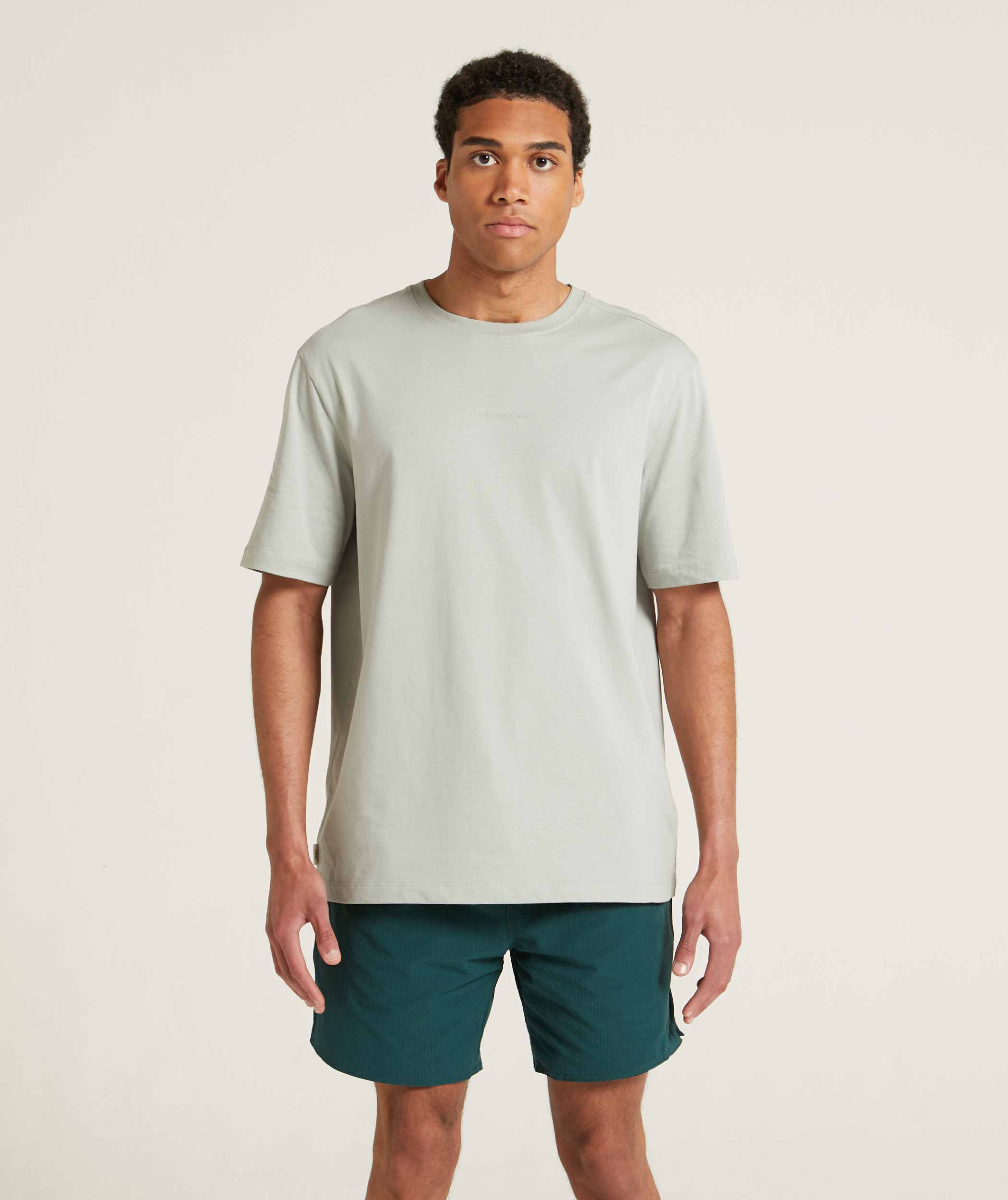 Mens Relaxed Fit Tee - Powder Blue