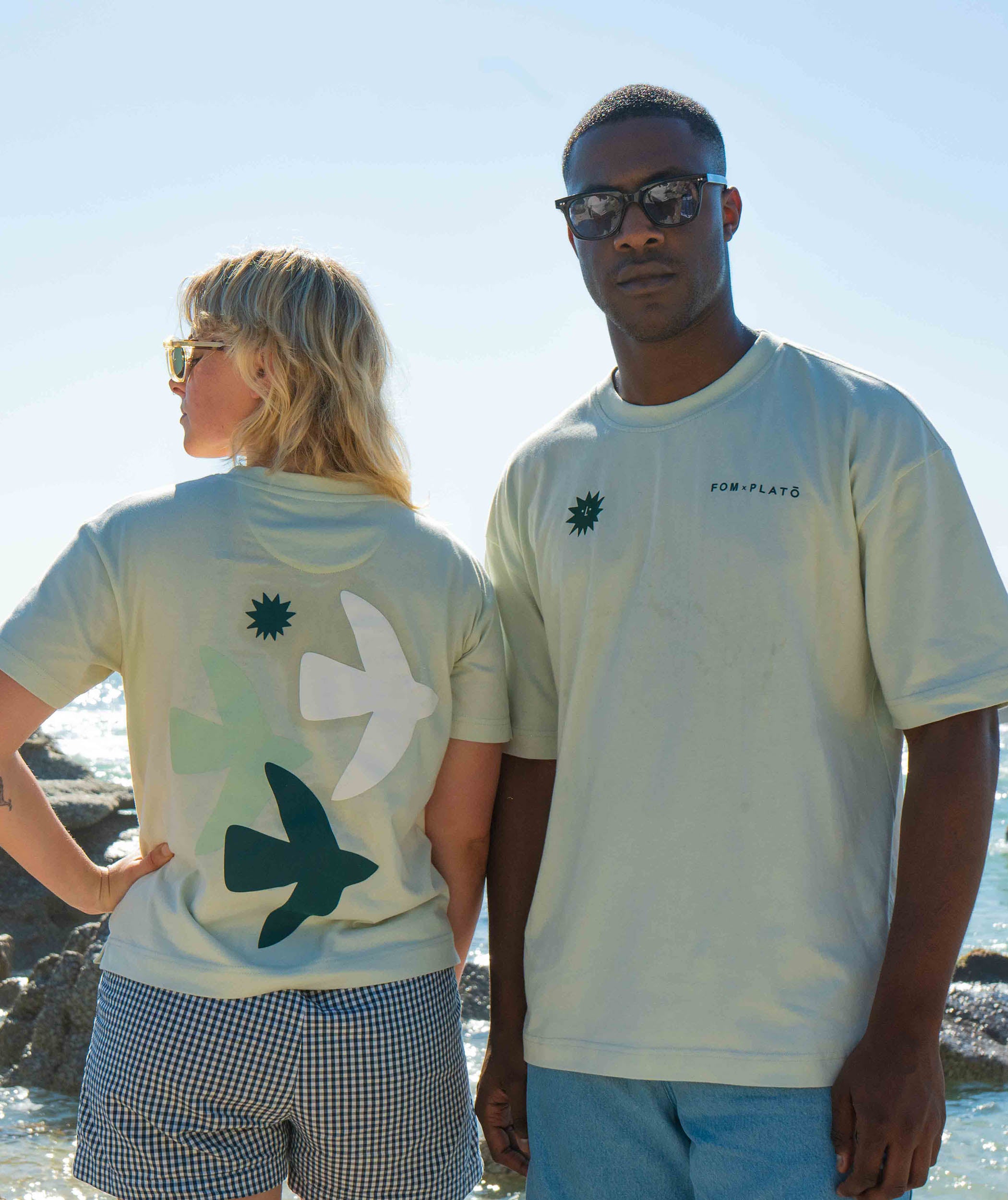 FOM x Plato Ladies Graphic T-Shirt - Matcha