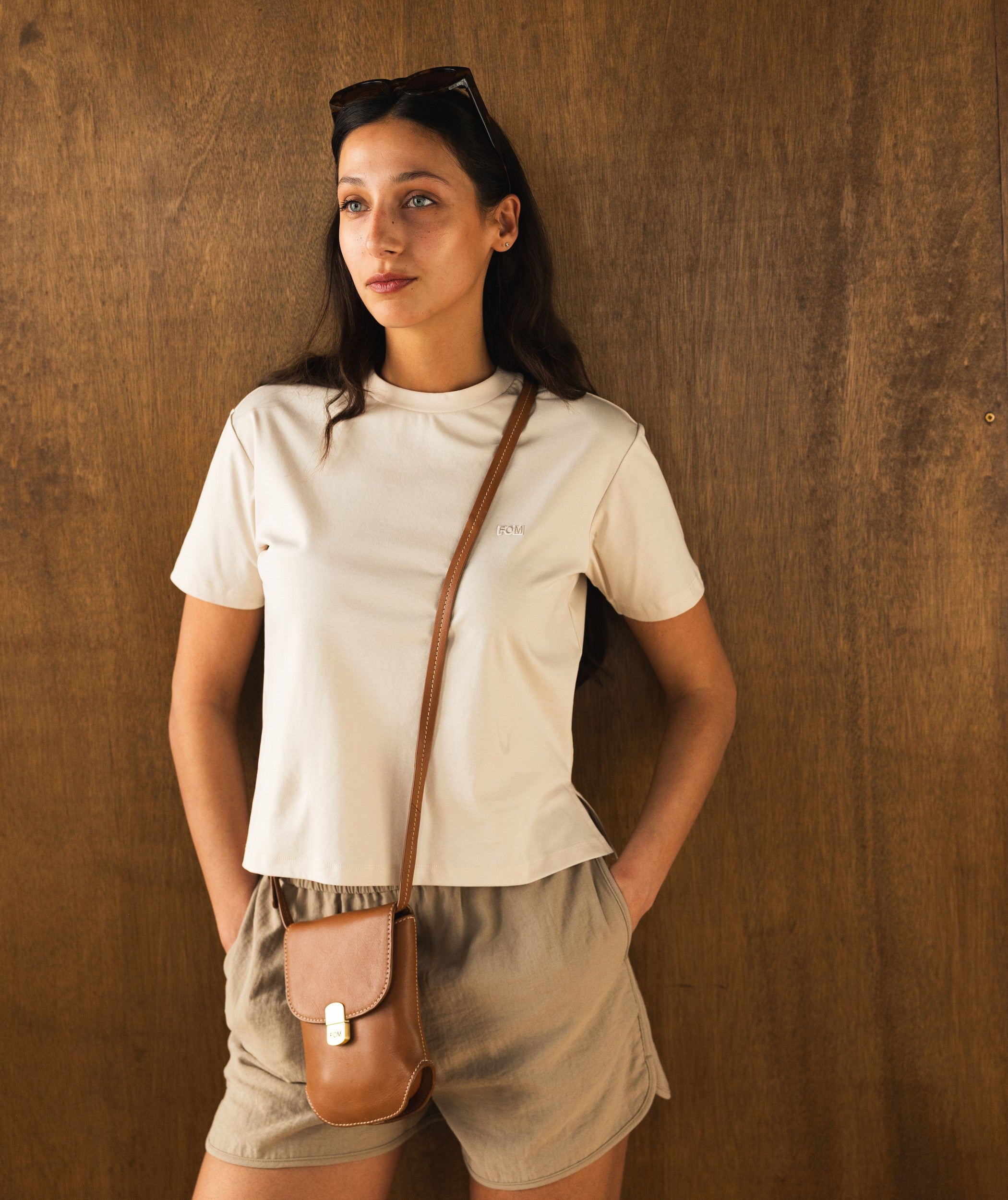 Ladies FreeMotion Tee - Stone