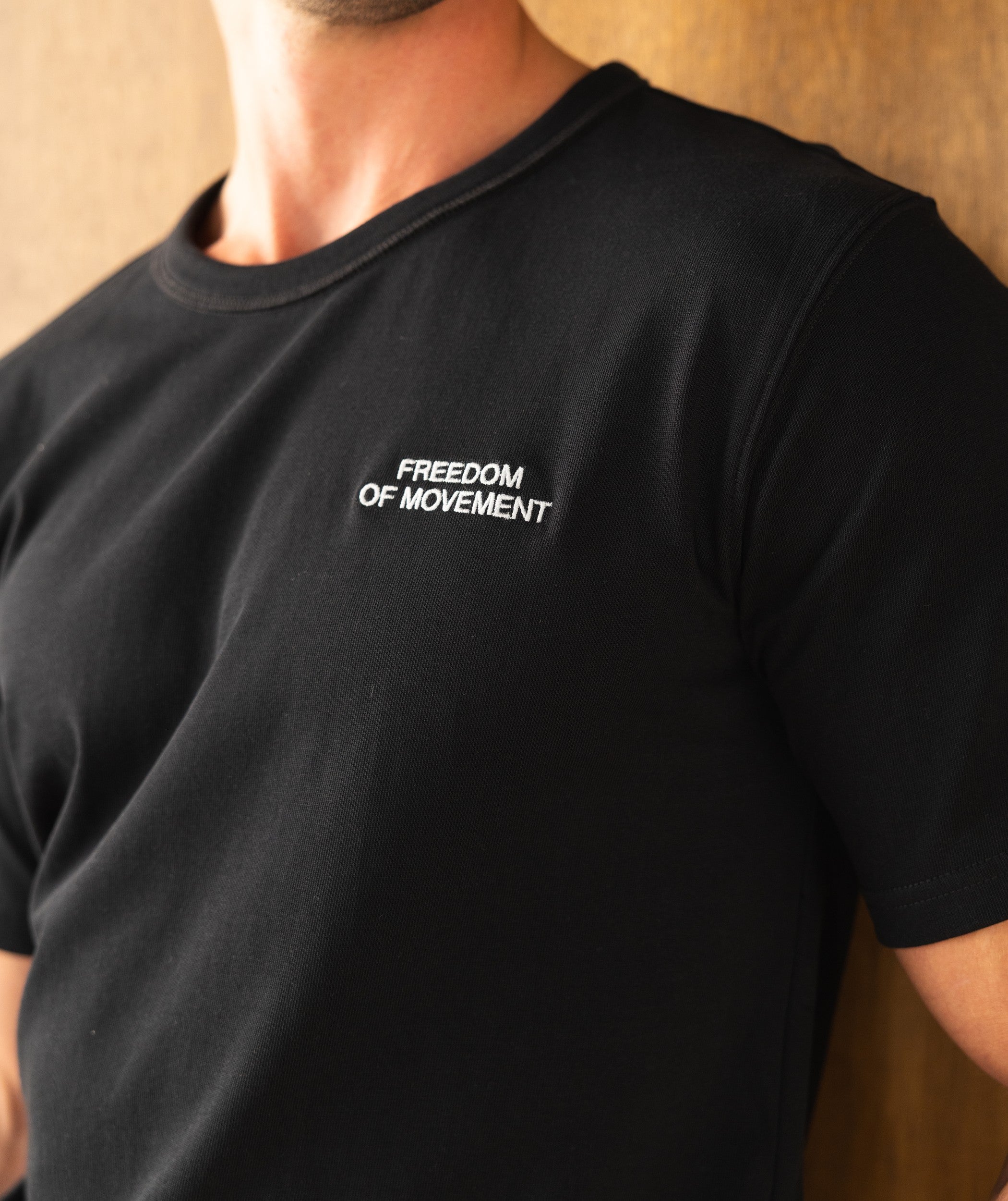 Mens Regular Cotton Tee - Black