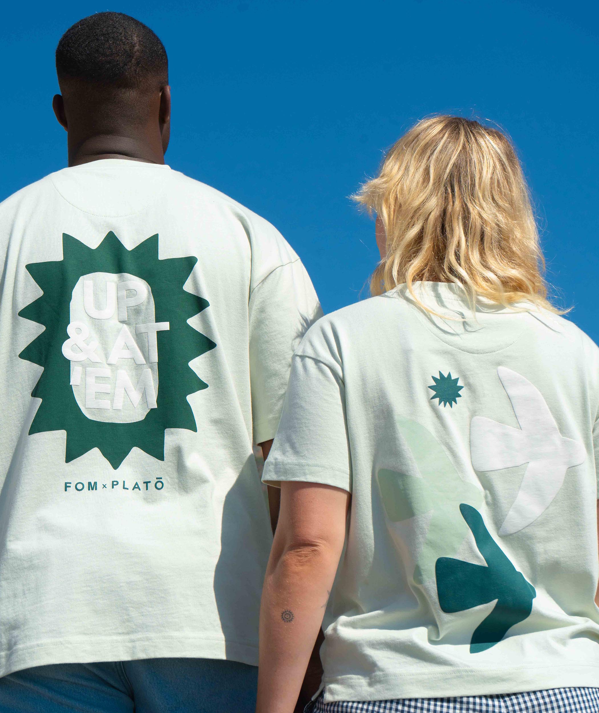FOM x Plato Mens Graphic Tee - Matcha