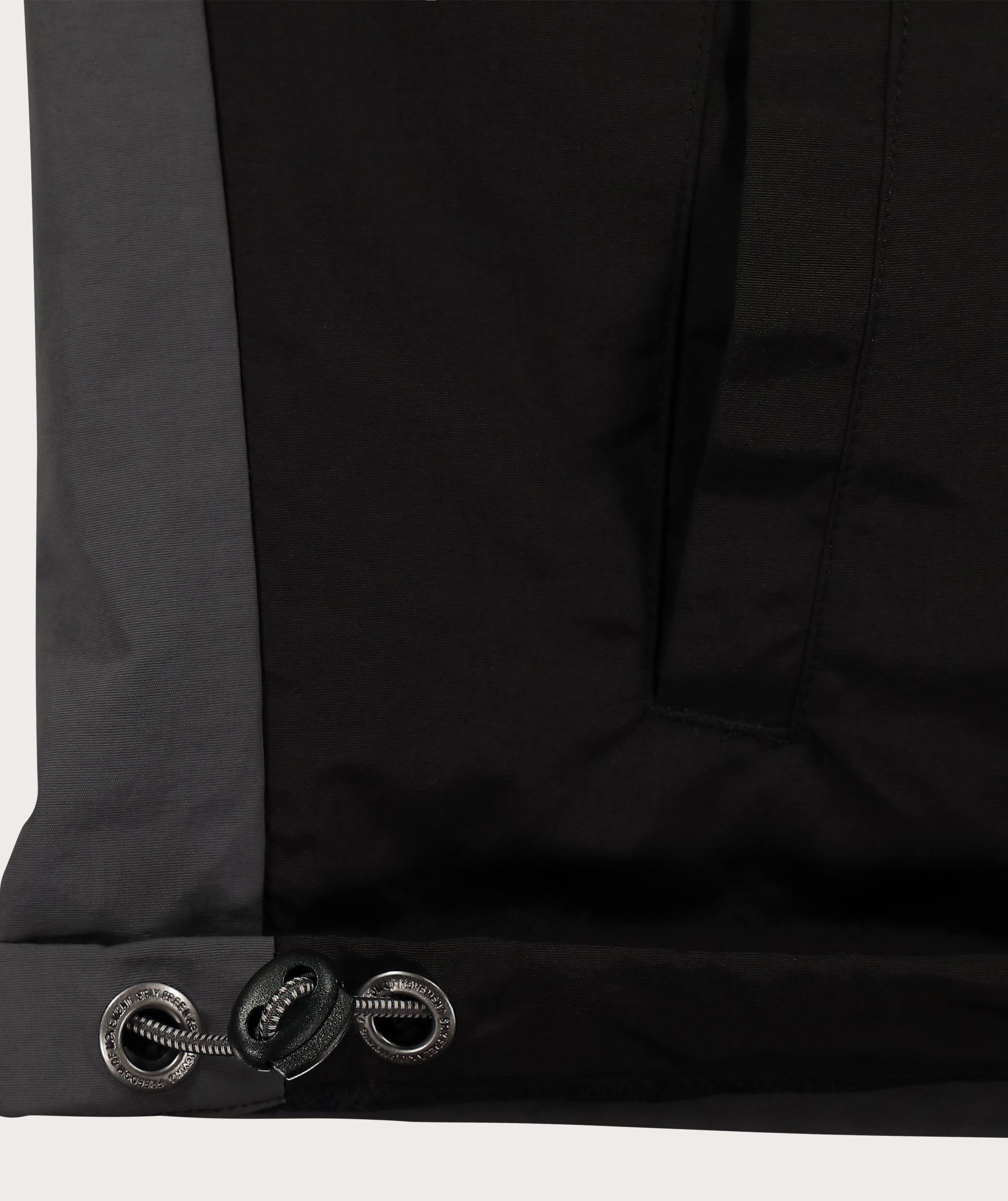 Mens Anorak - Charcoal / Black Colourblock