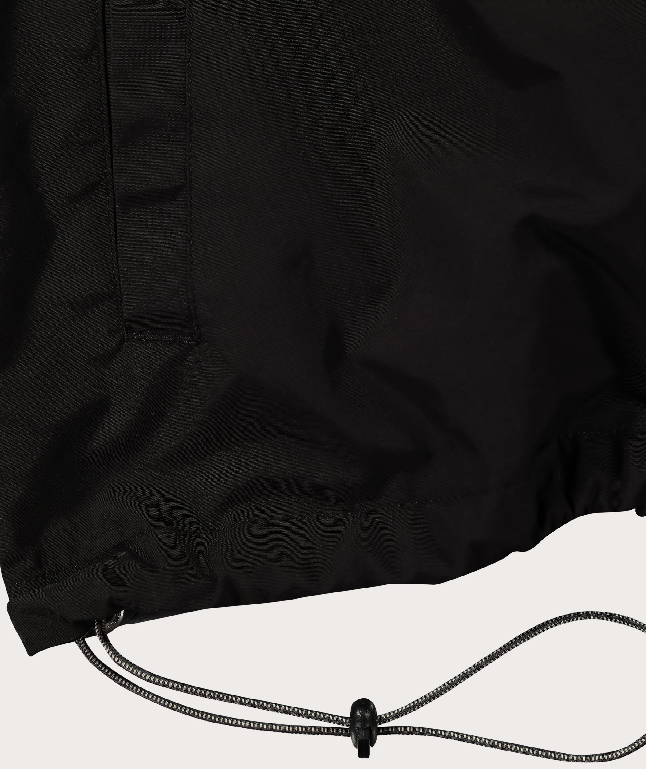 Mens Anorak - Charcoal / Black Colourblock