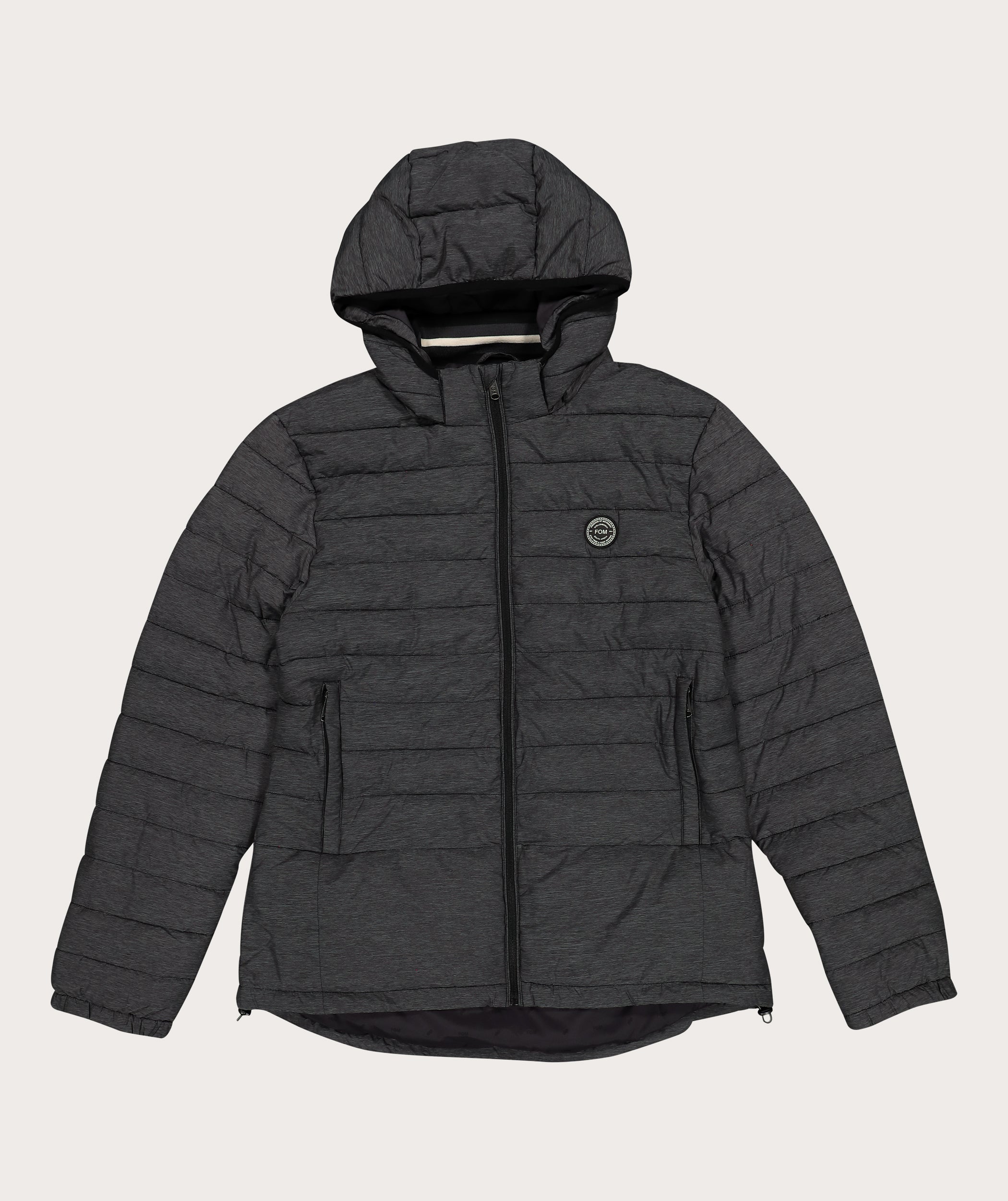 Mens Puffer - Charcoal Melange