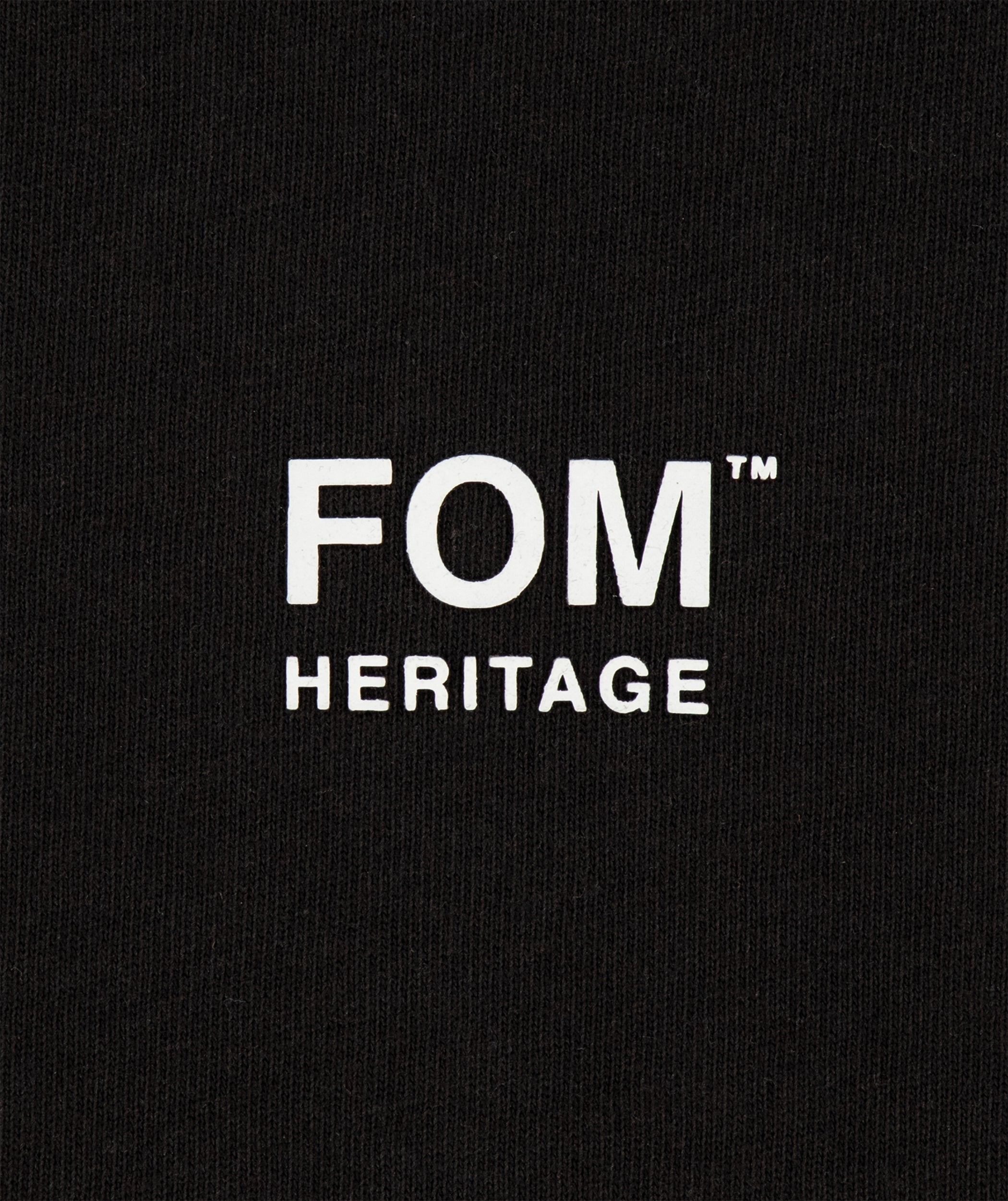 FOM x Koooooos Mens Relaxed Heritage Tee - Black