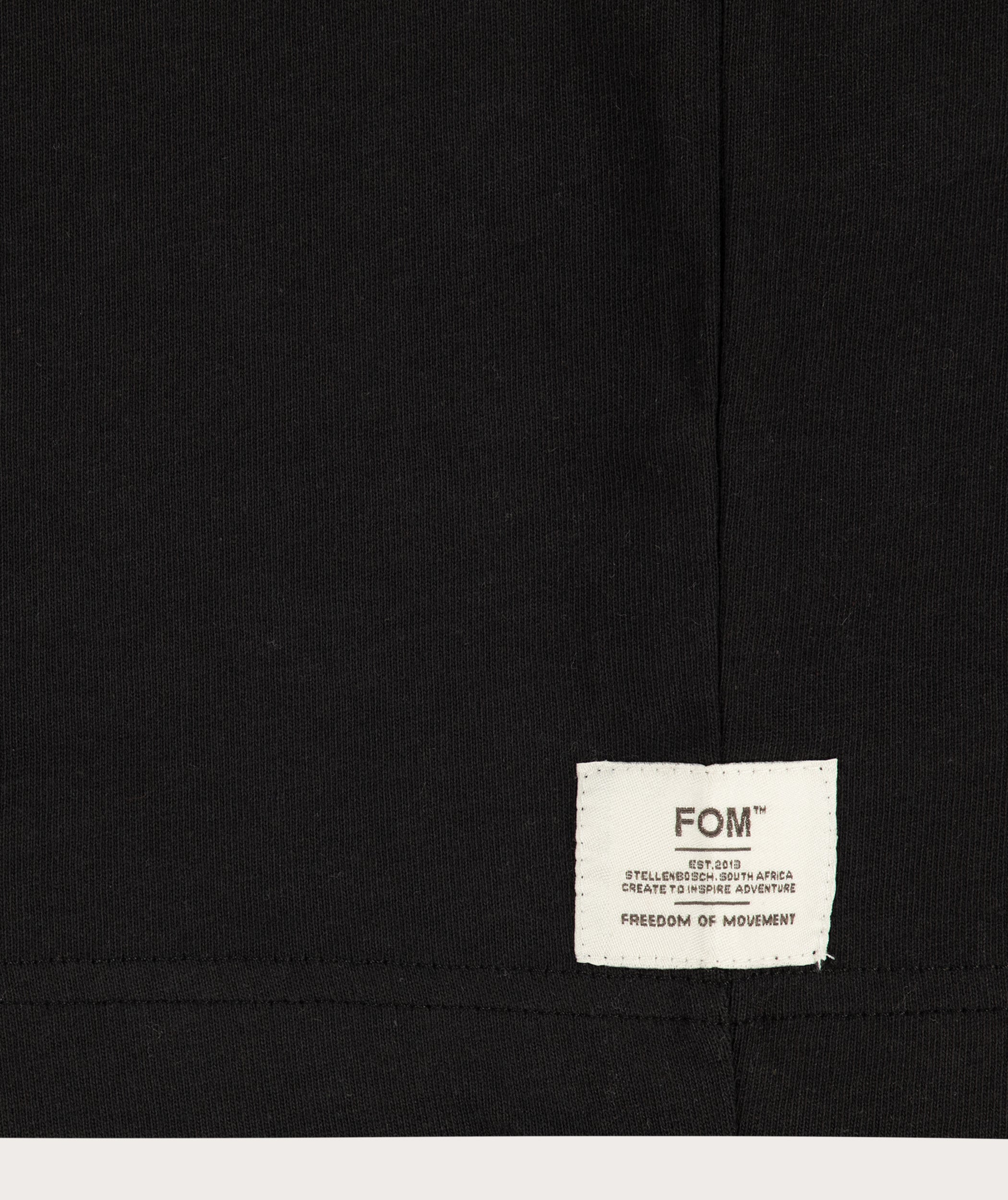 FOM x Koooooos Mens Relaxed Heritage Tee - Black
