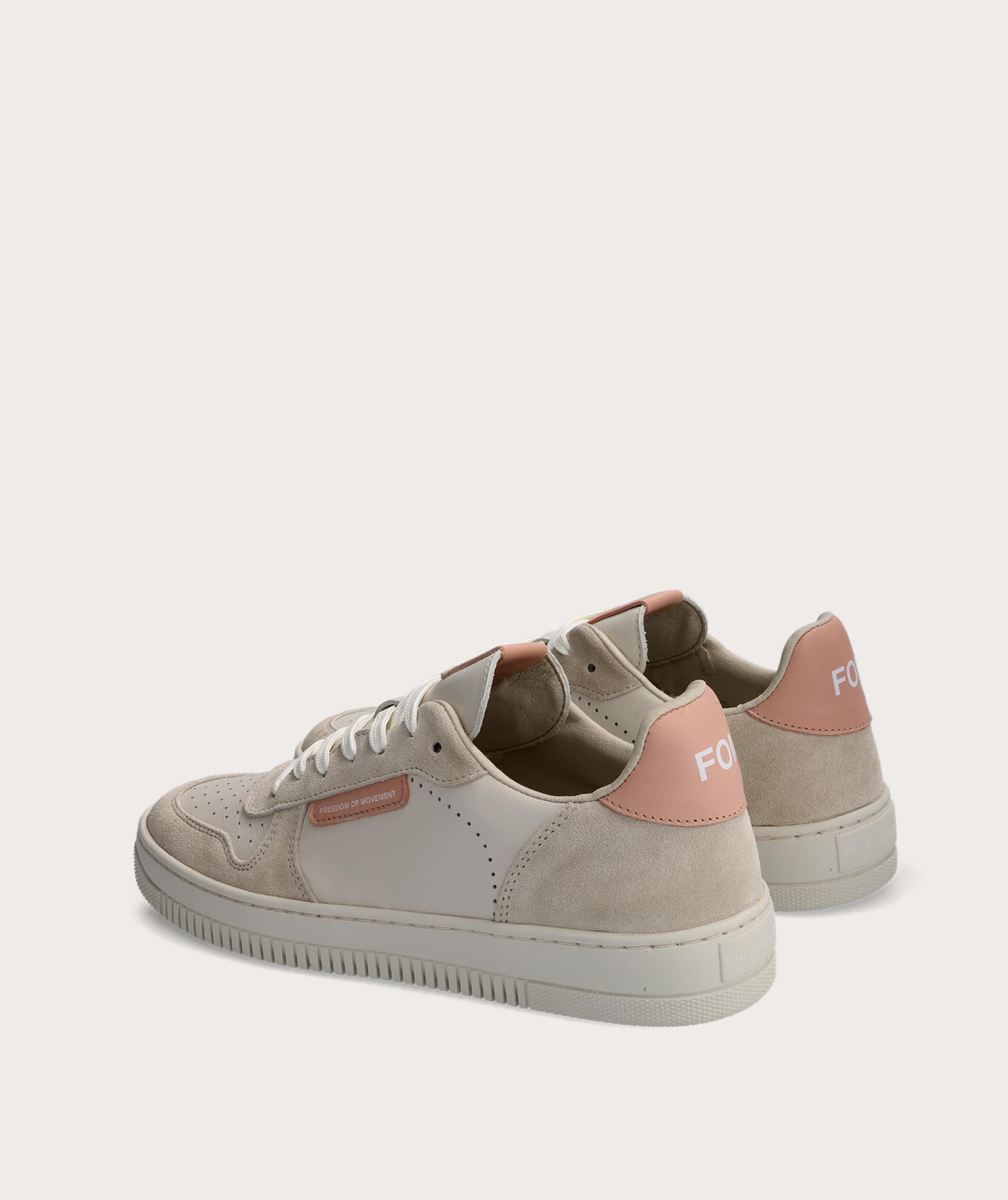 FOM Tekkie - Off-White/ Blush
