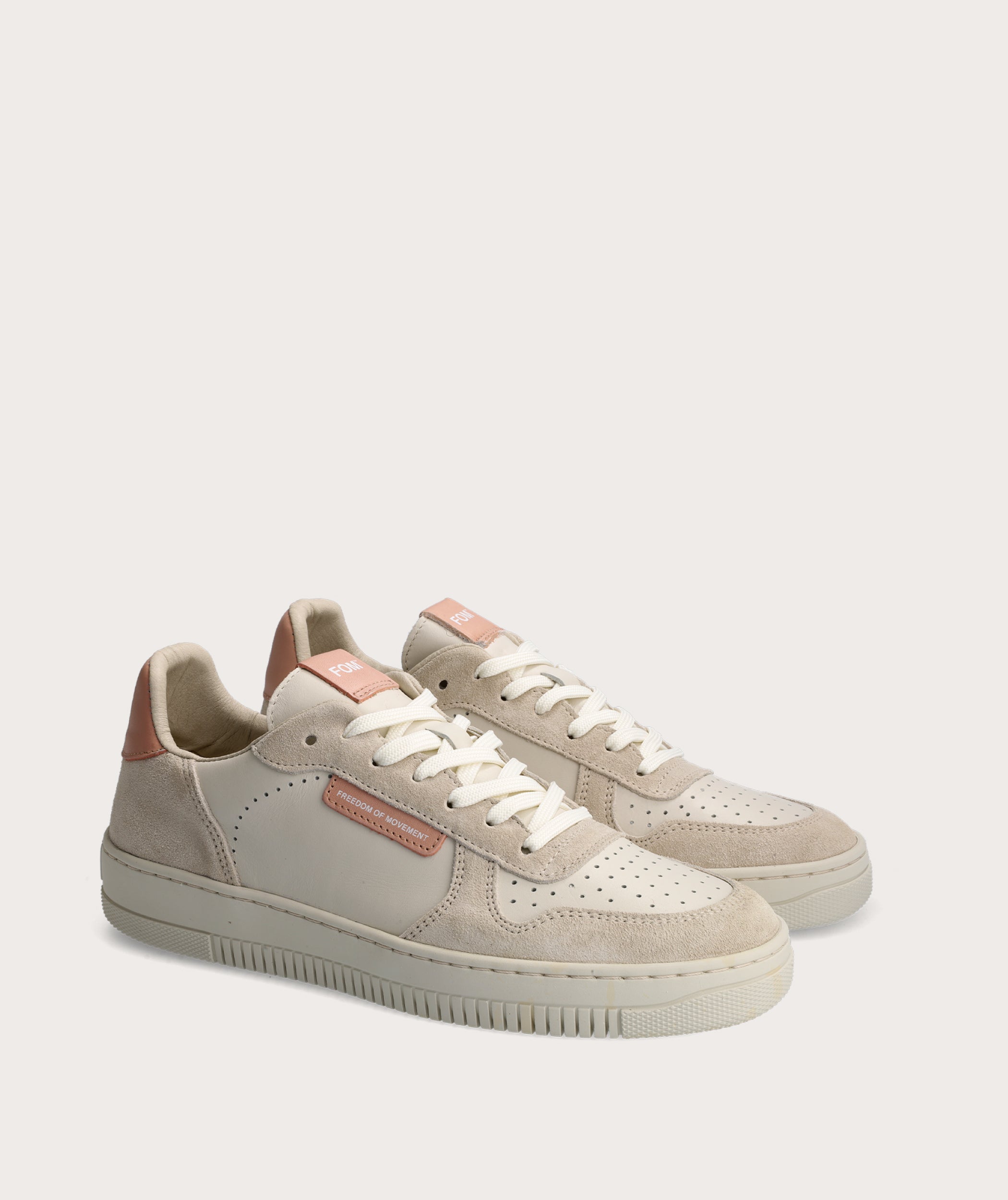 FOM Tekkie - Off-White/ Blush