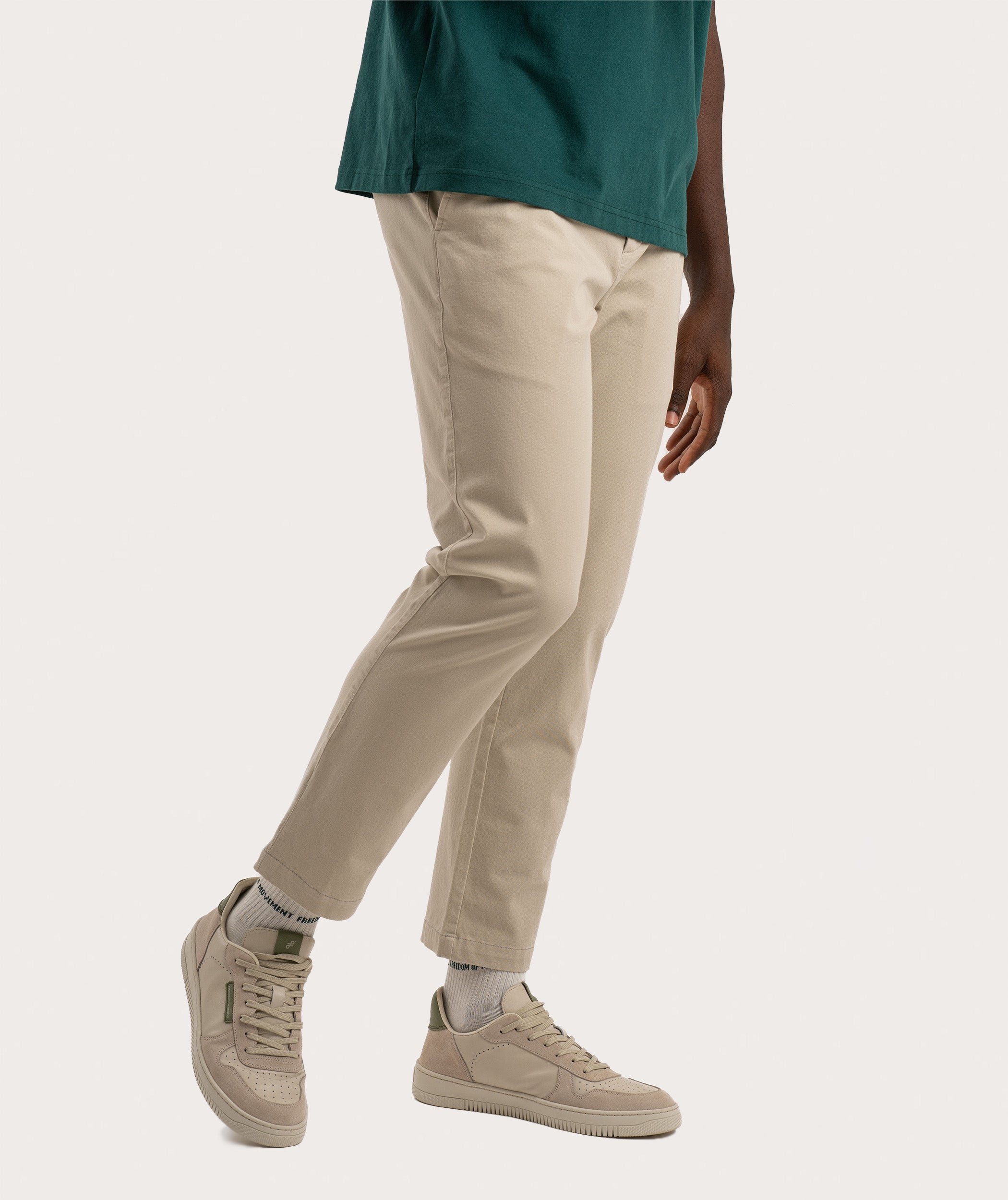 Mens Classic Slim Fit Chino - Light Sand