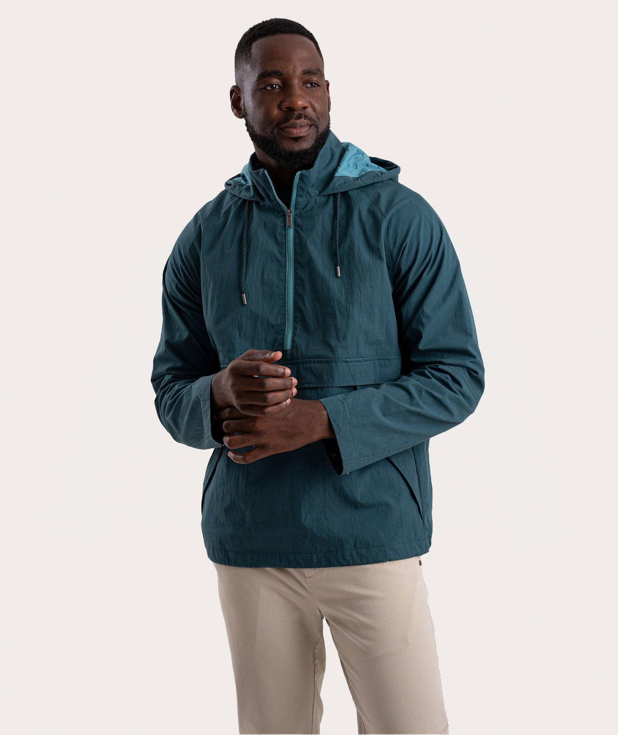 Mens Anorak - Dark Teal