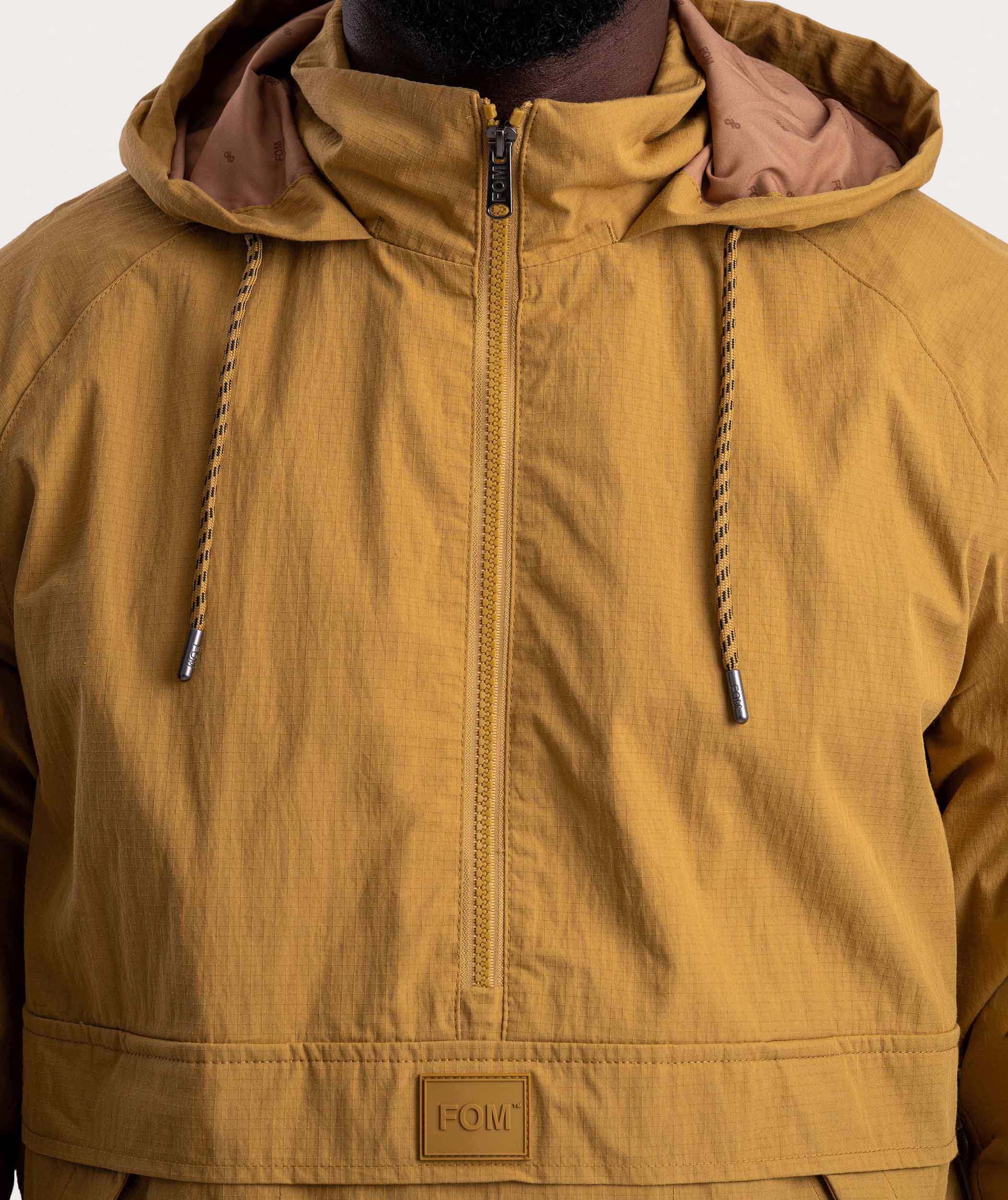 Mens Anorak - Mustard