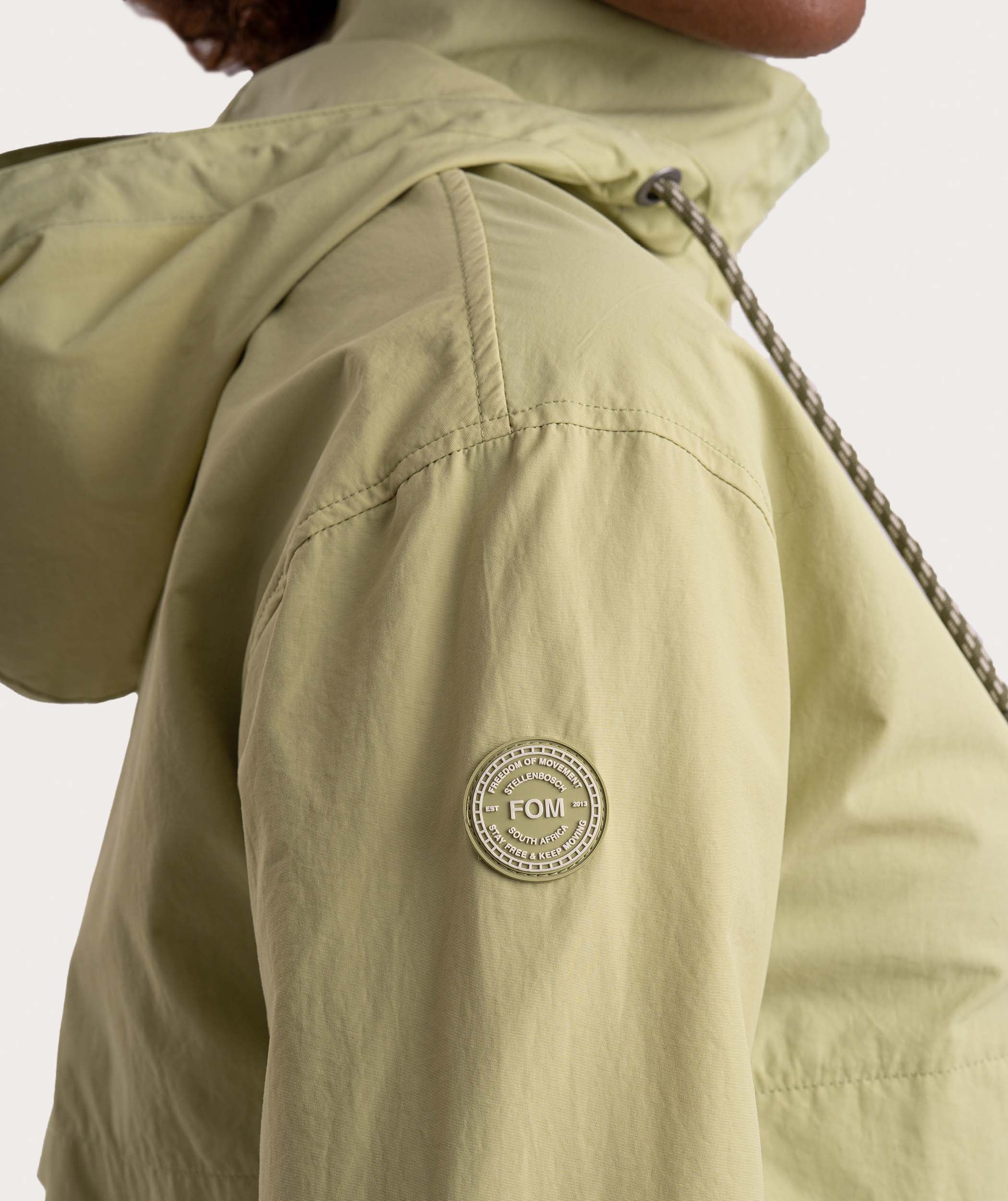 Ladies Anorak - Olive Multicolour