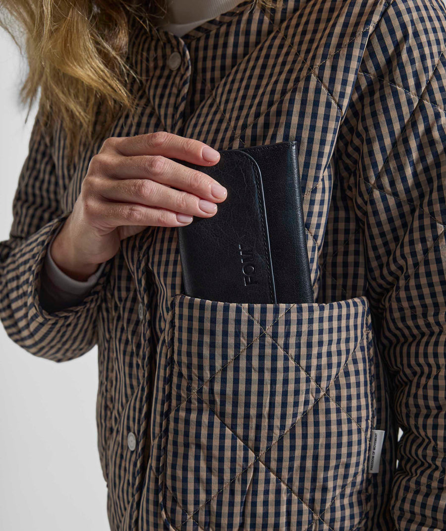 Cleo Wallet - Textured Black