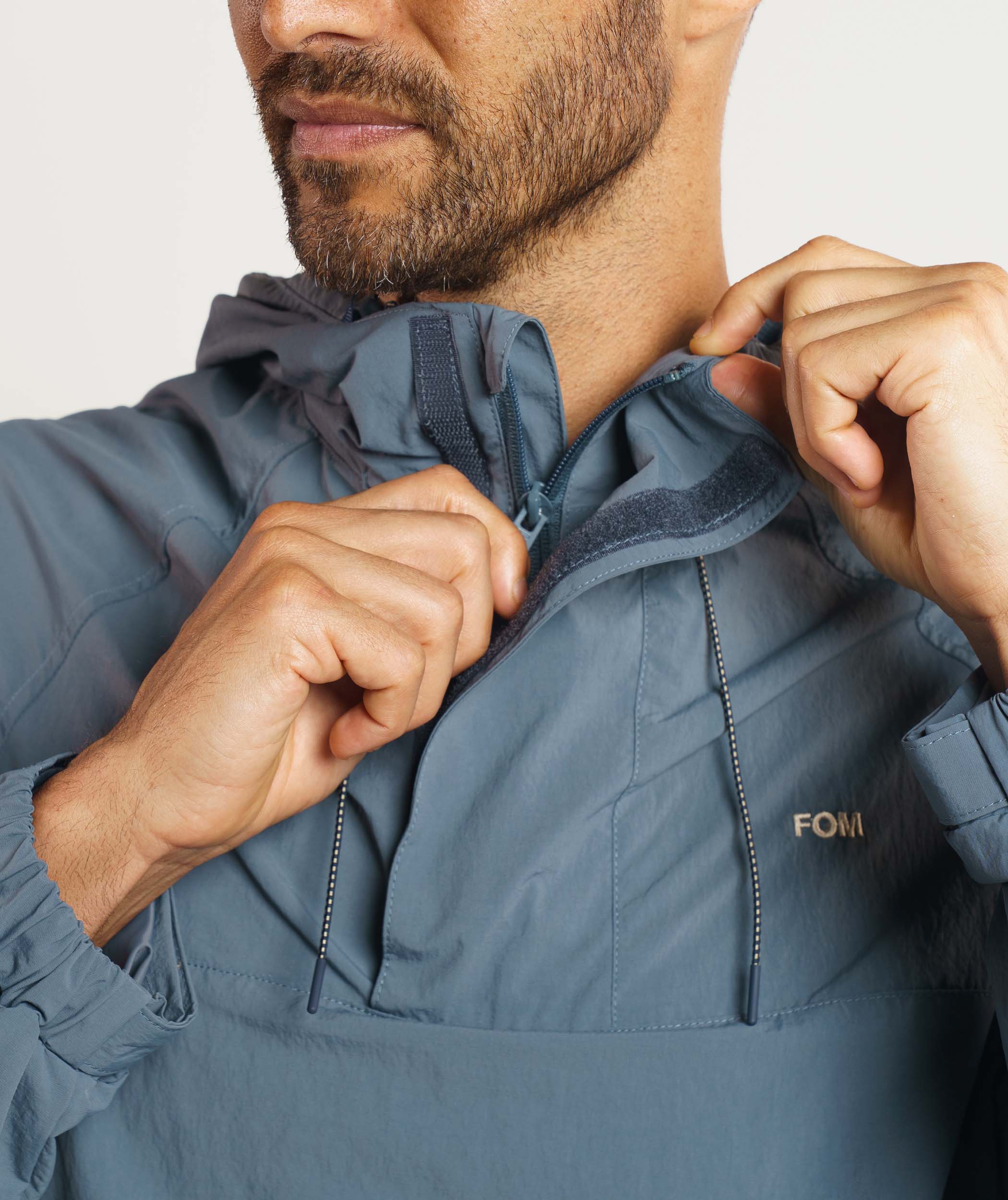 Mens Pullover Anorak - Stormy Weather