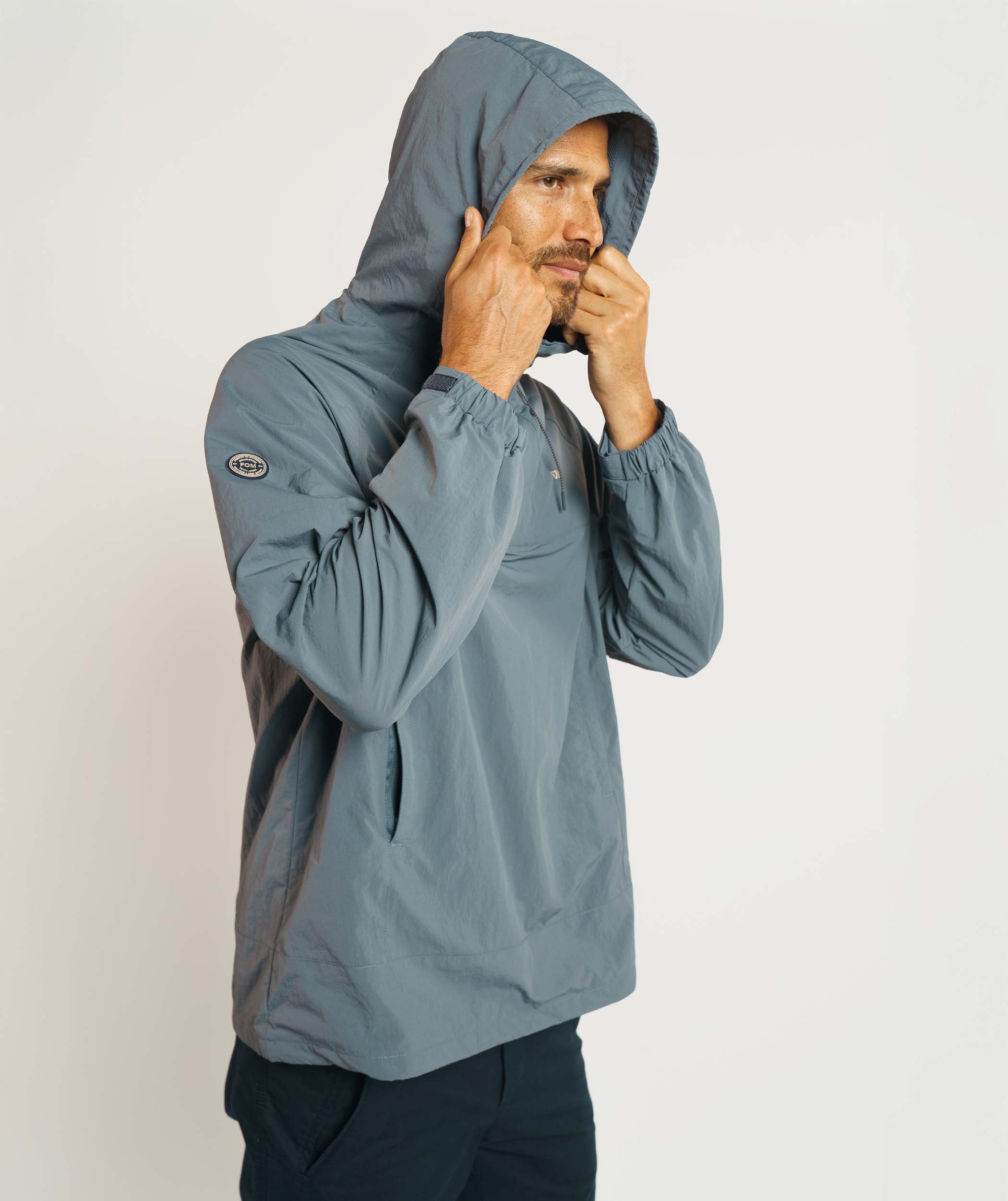 Mens Pullover Anorak - Stormy Weather