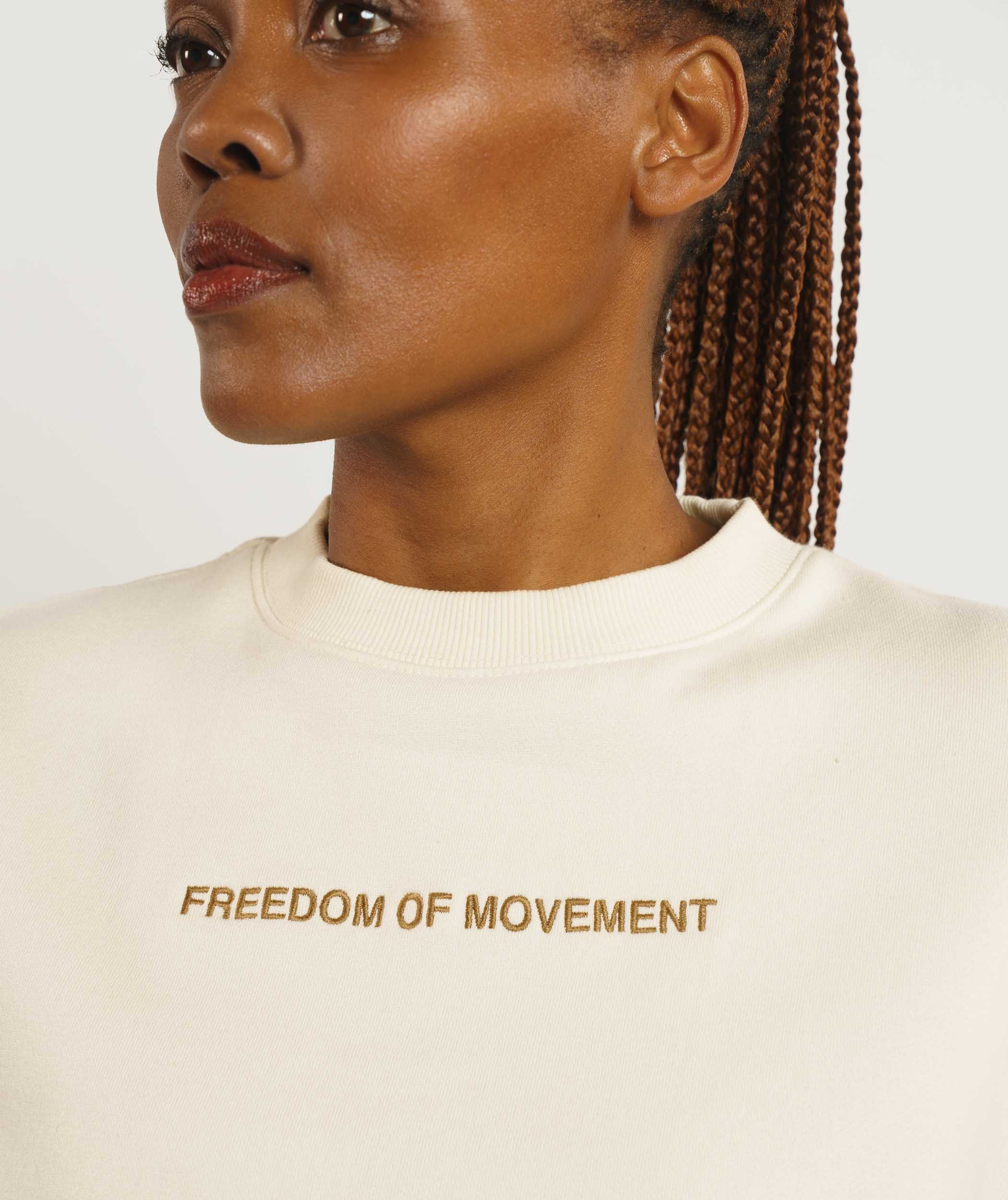 Ladies Crew Neck Sweater - Butter