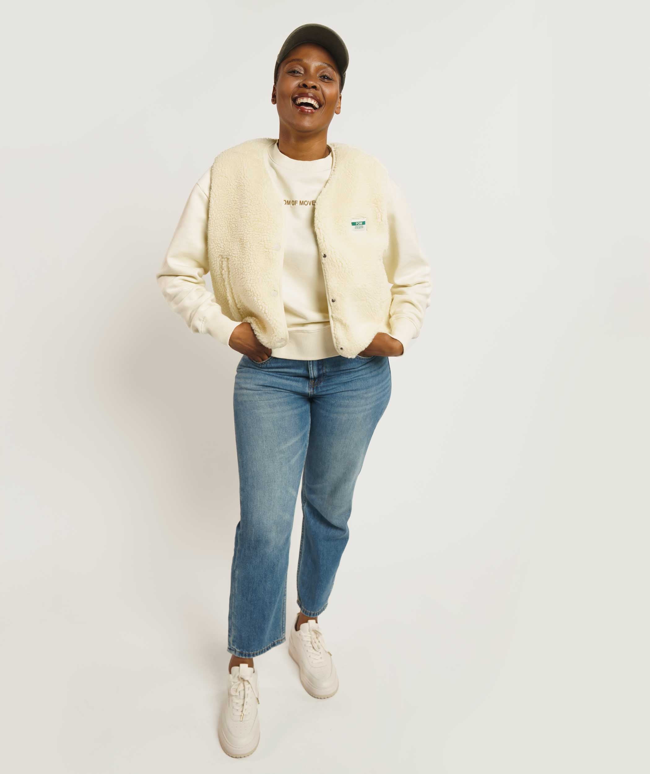 Ladies Crew Neck Sweater - Butter