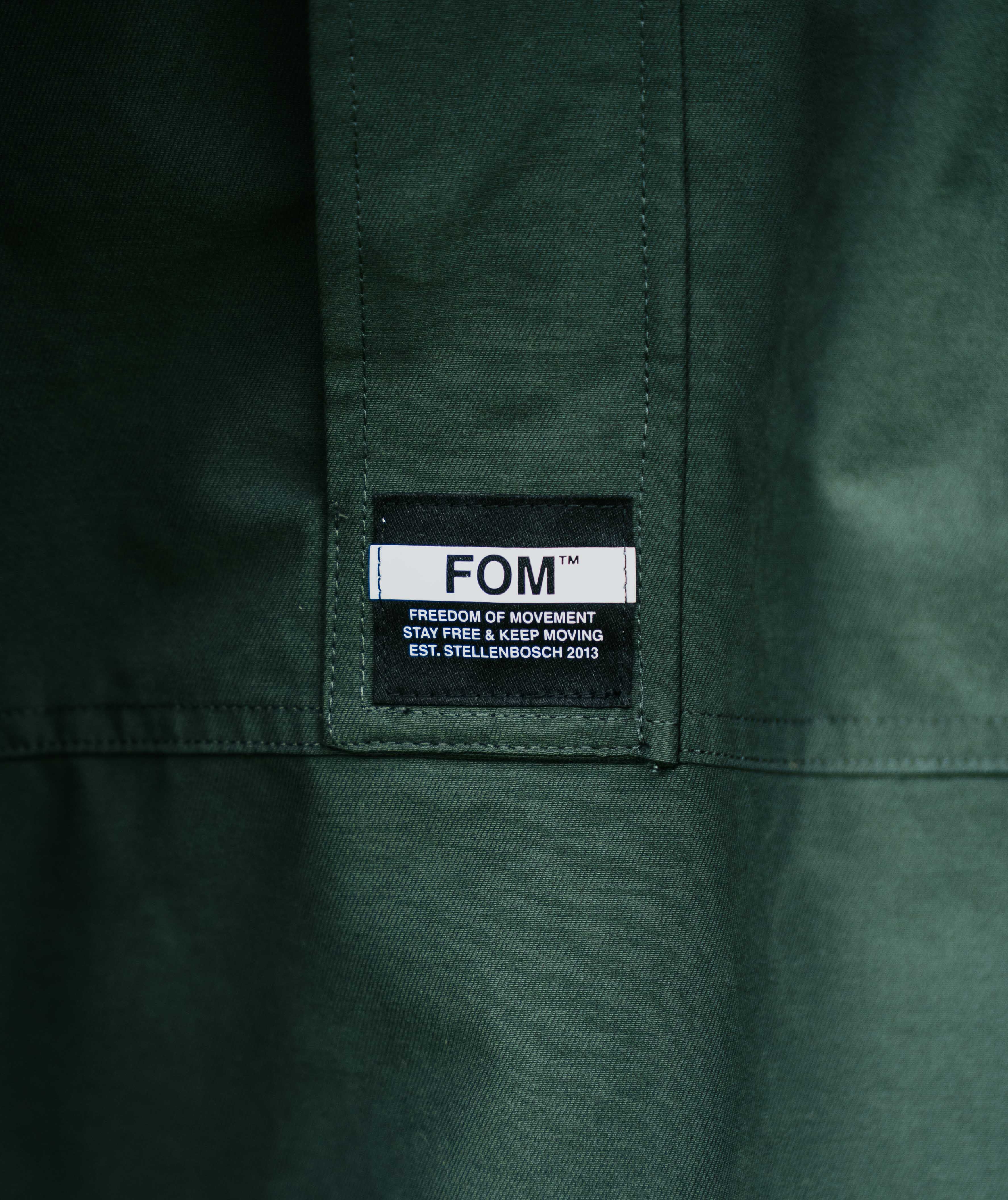 Mens Cotton Blend Anorak - Forest