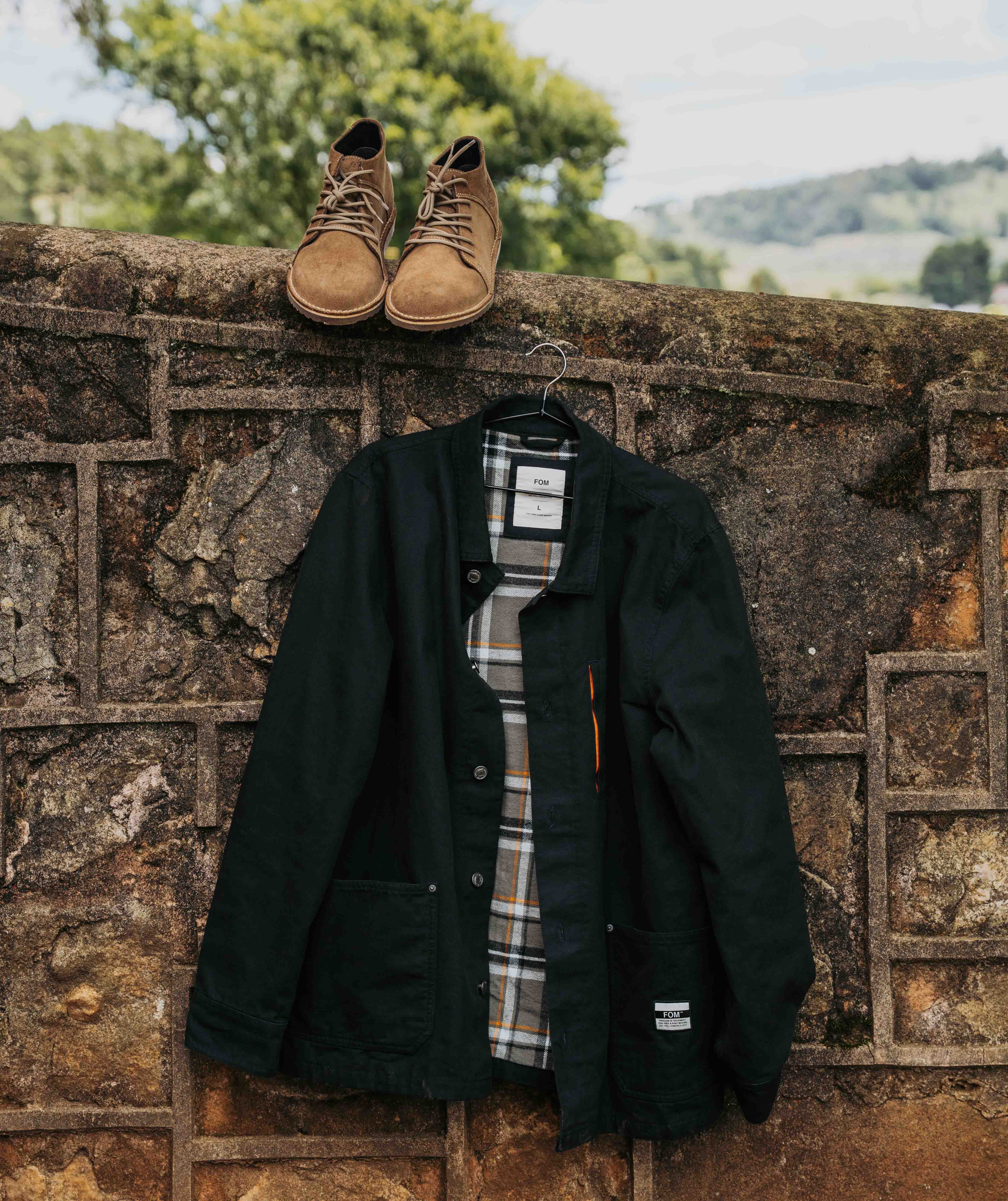 Mens Canvas Jacket - Black