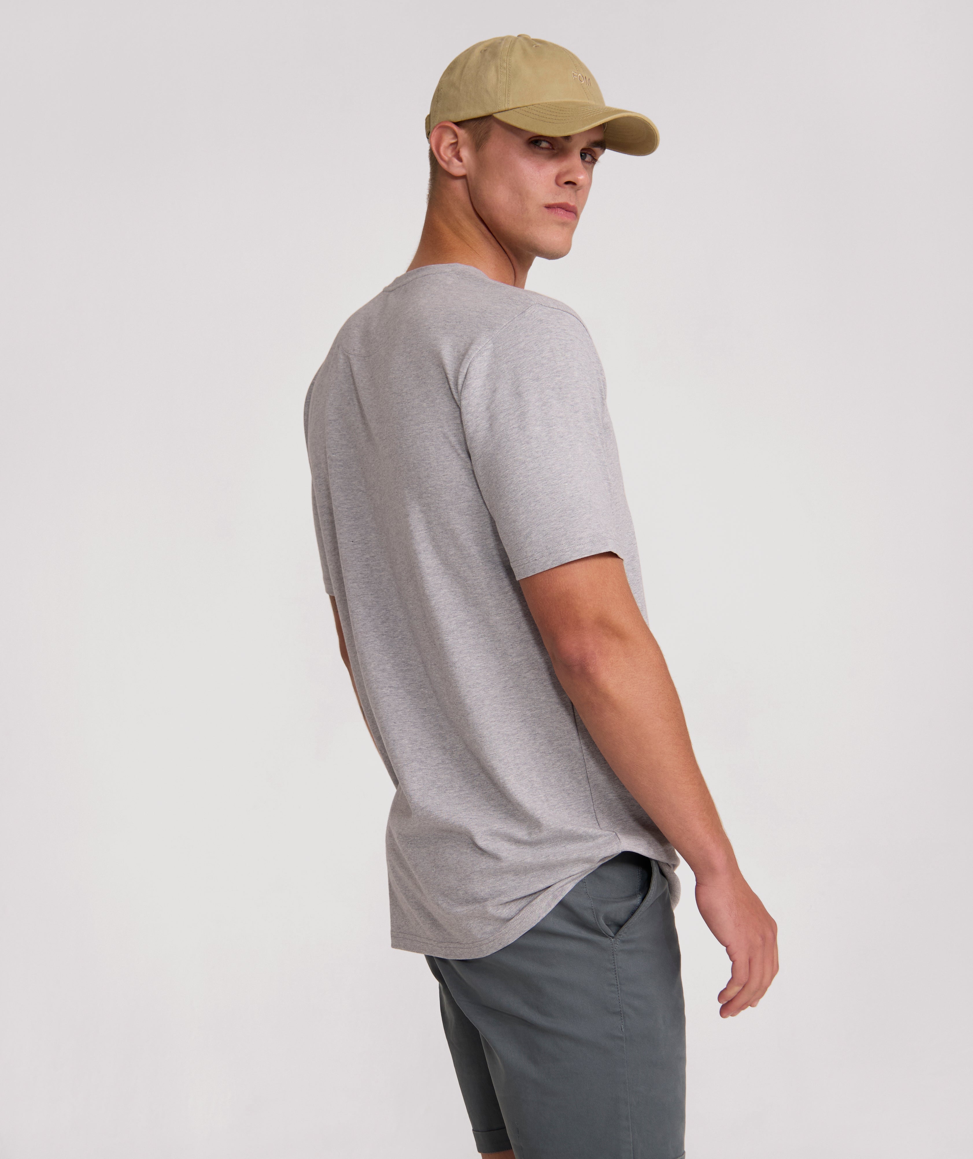 Essential 3-Pack Tees - Ivory / Black / Grey Melange