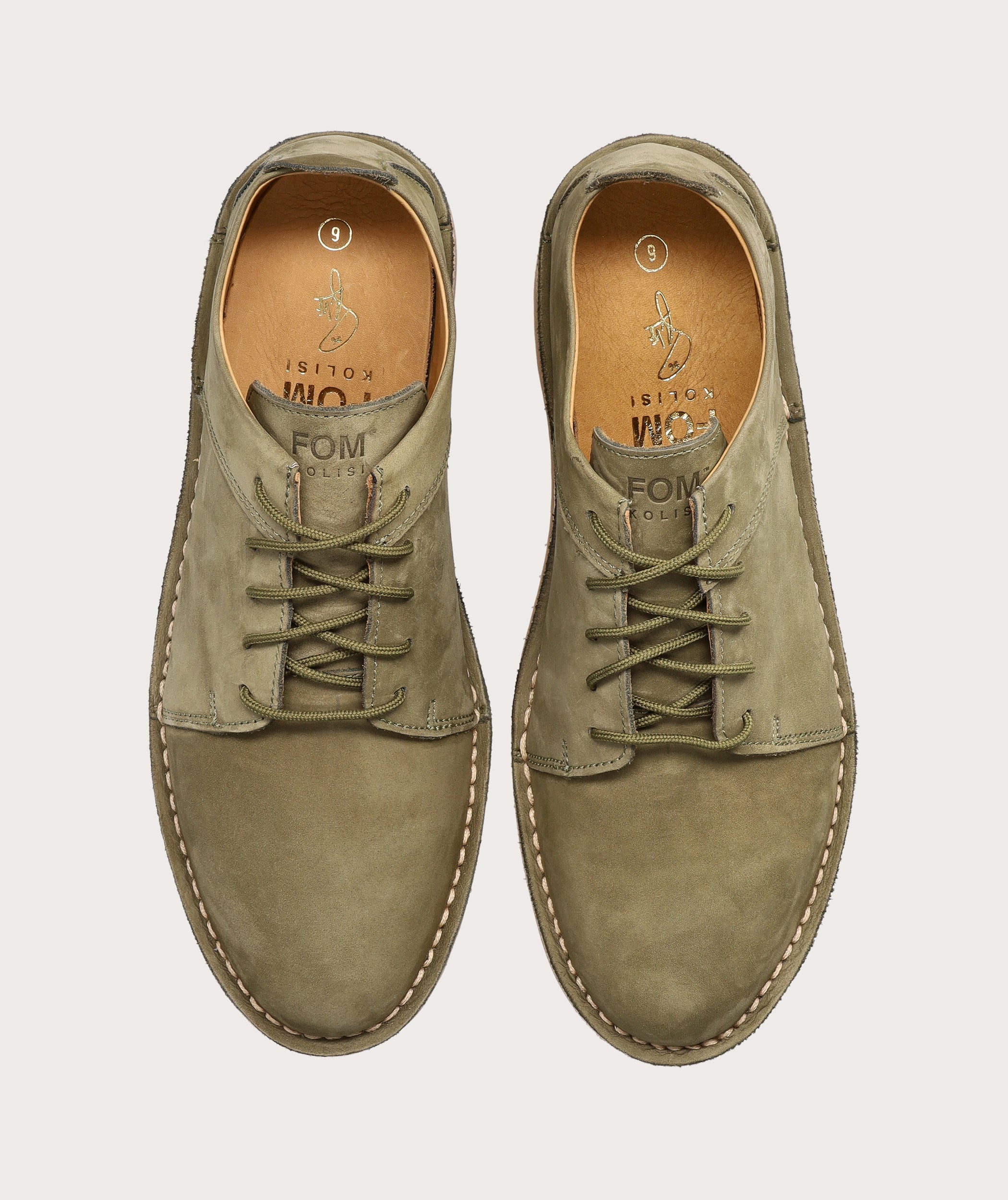 FOM x Kolisi Vellies Standard Low-Cut - Field Green