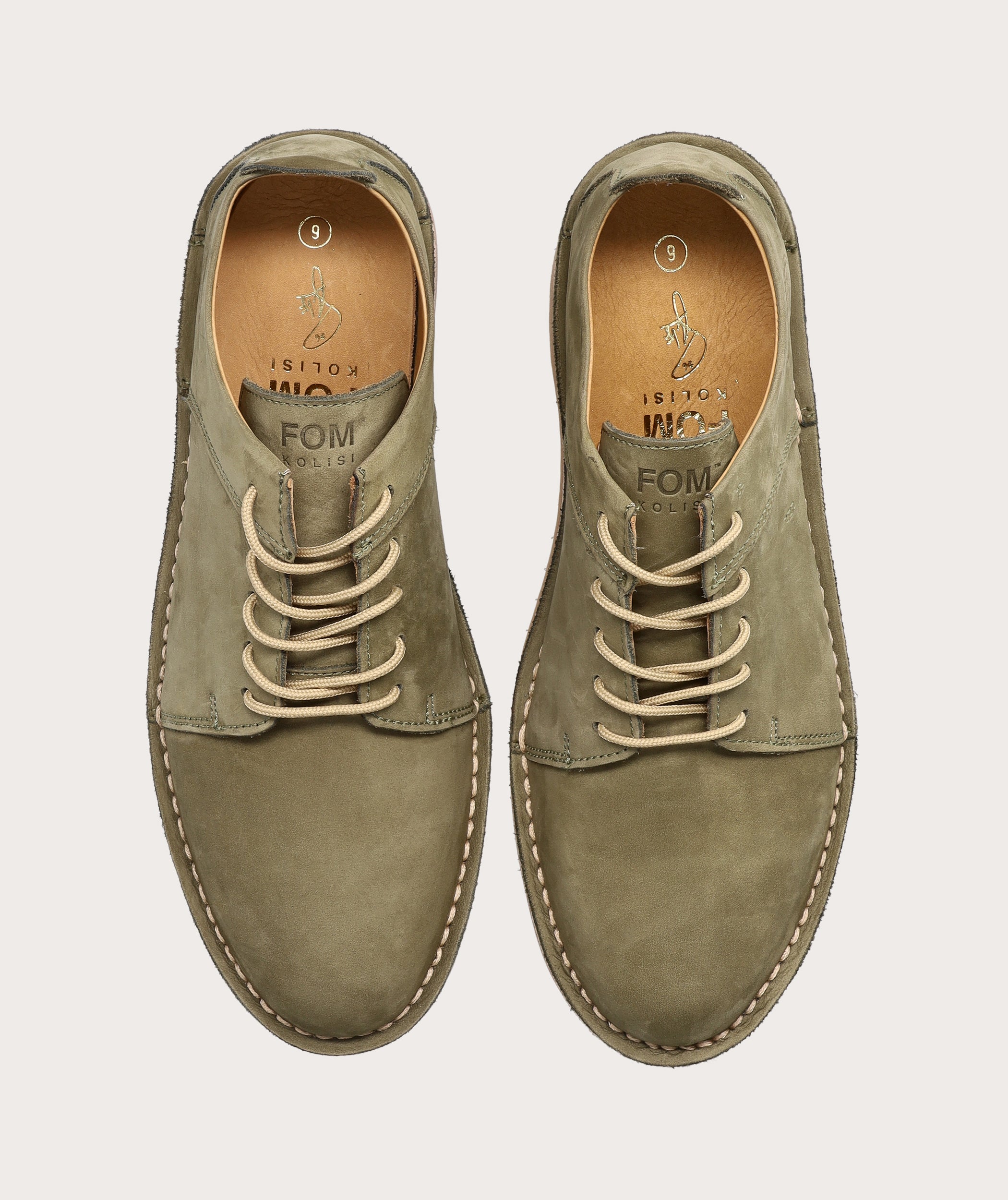 FOM x Kolisi Vellies Standard Low-Cut - Field Green
