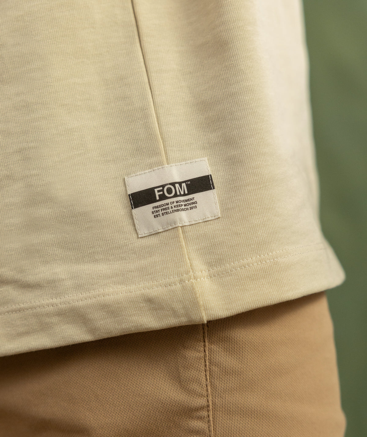 Mens Relaxed Heritage Graphic Tee - Light Stone