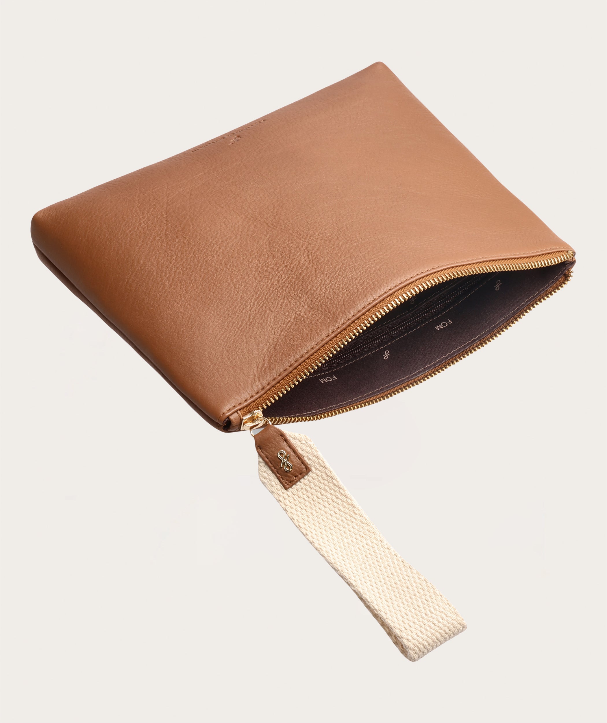 Wristlet Clutch - Tan