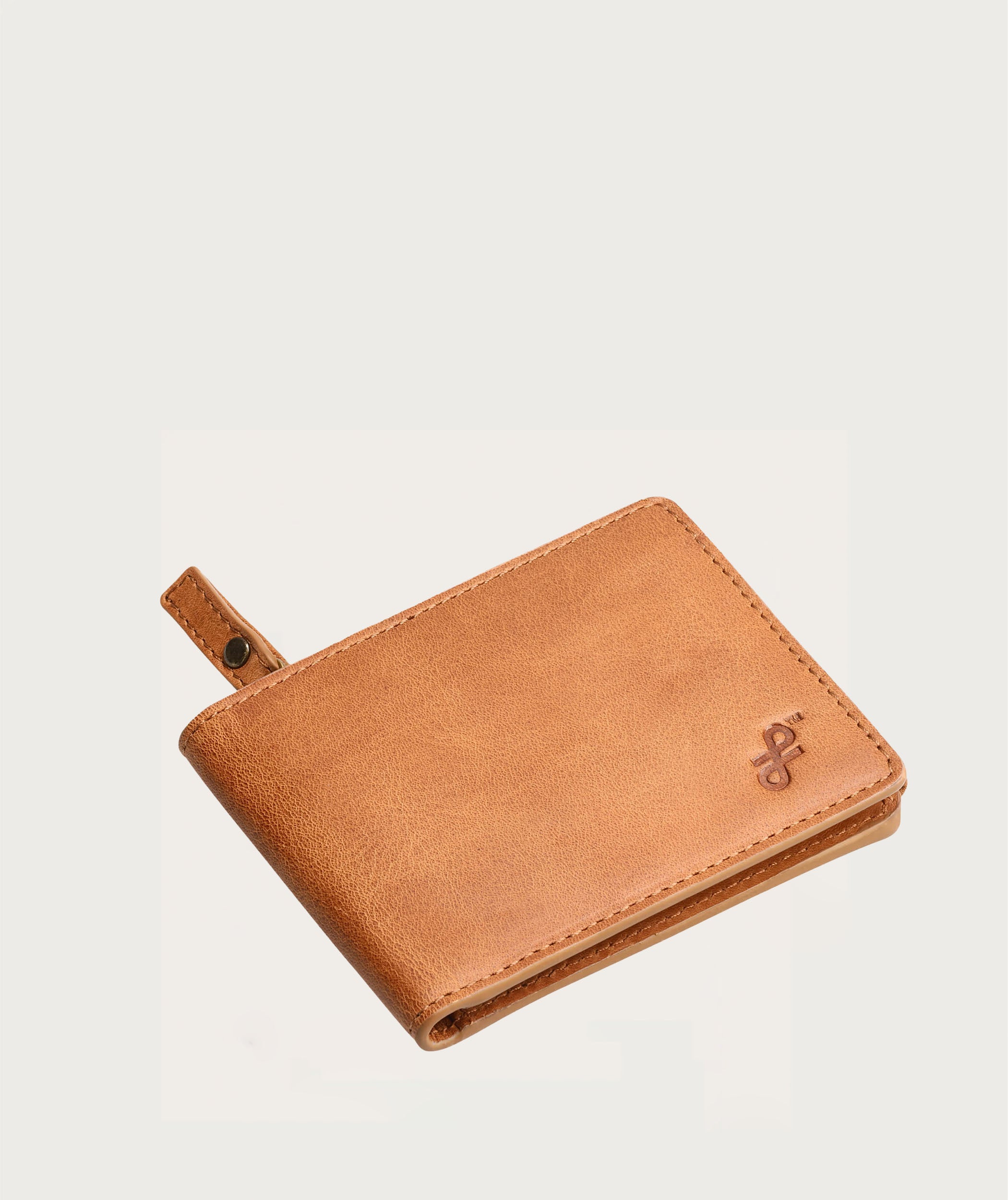 Bifold Zip Wallet - Pecan