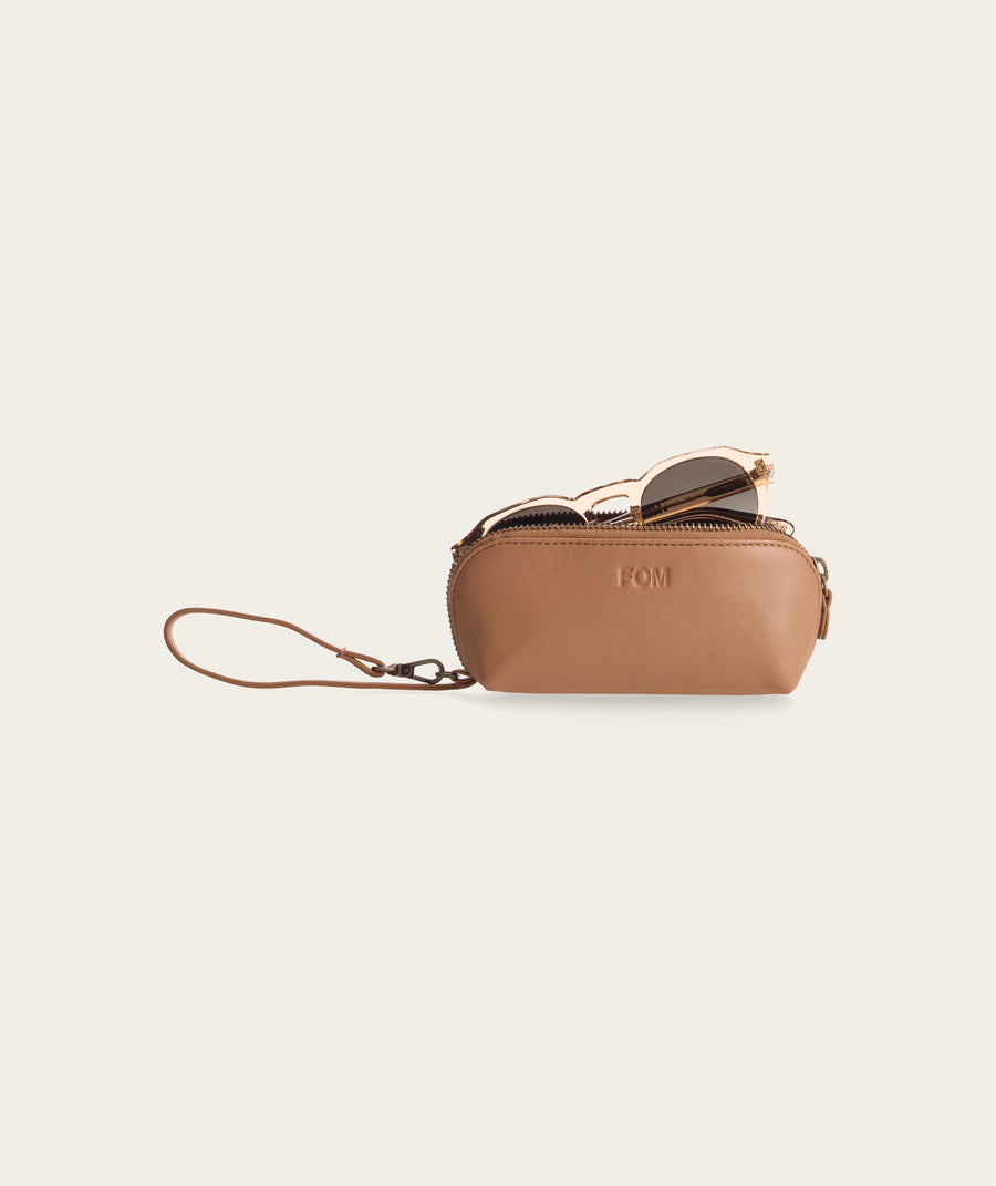 Sunglass Pouch - Tan
