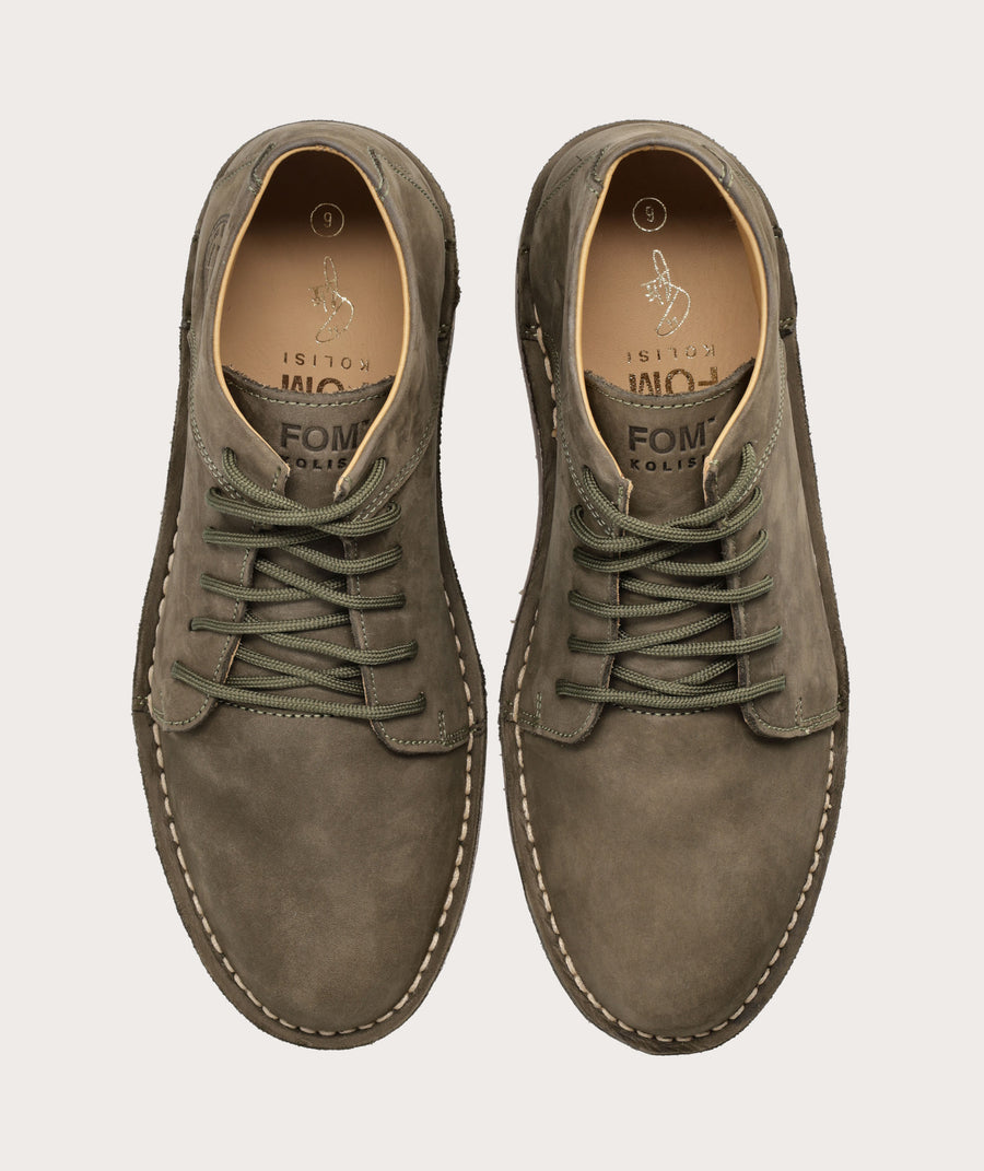 Mens FOM x Kolisi Vellies Standard - Dark Olive