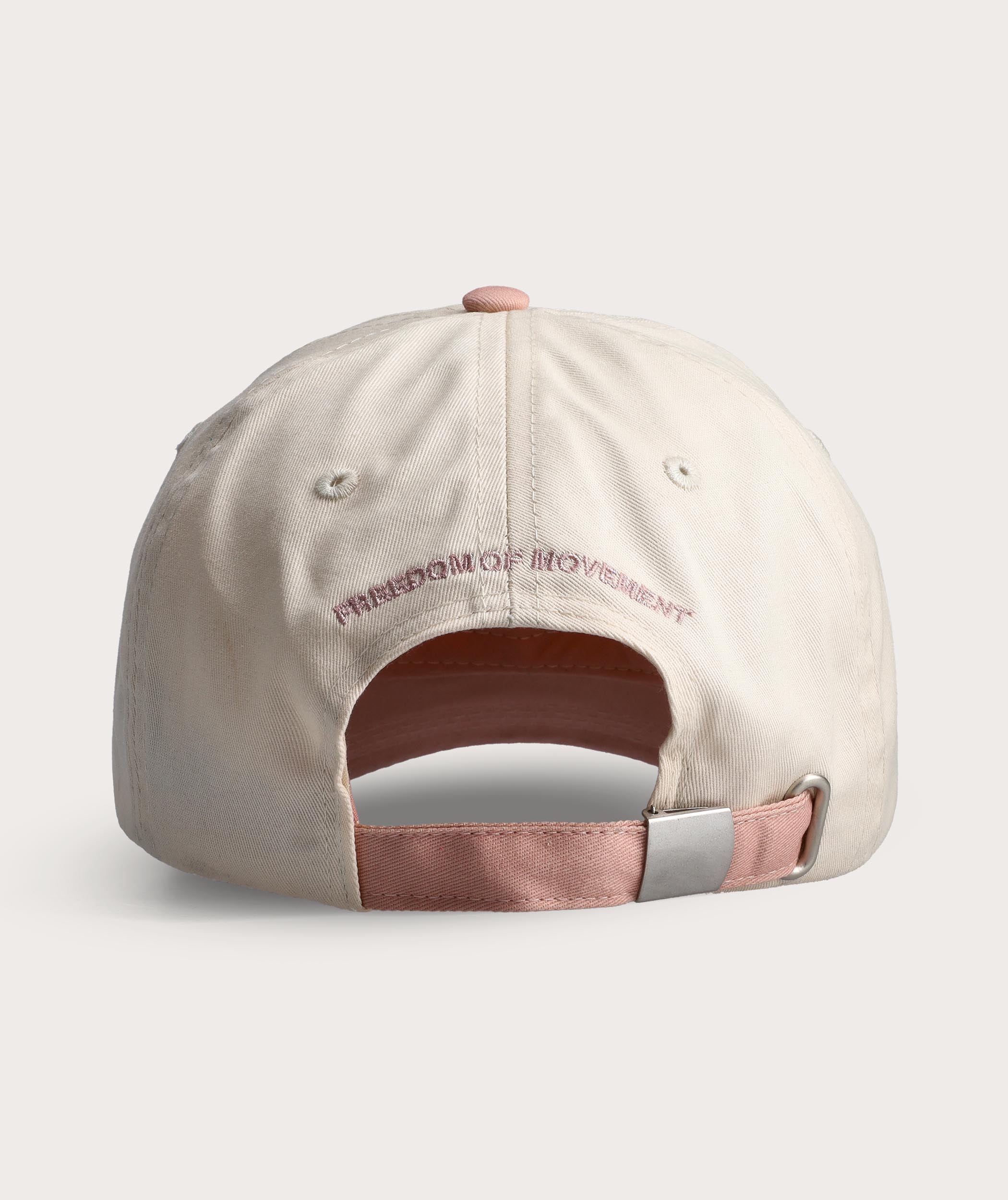 FOM Varsity Cap - Ivory/ Blush
